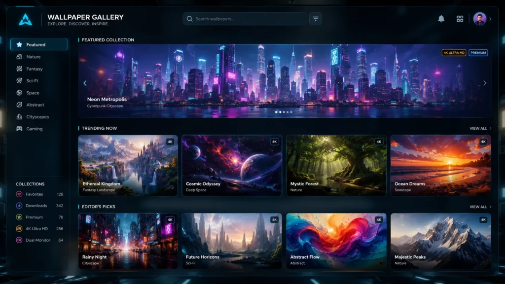 AI Generated Wallpapers Collection in HD and 4K Quality