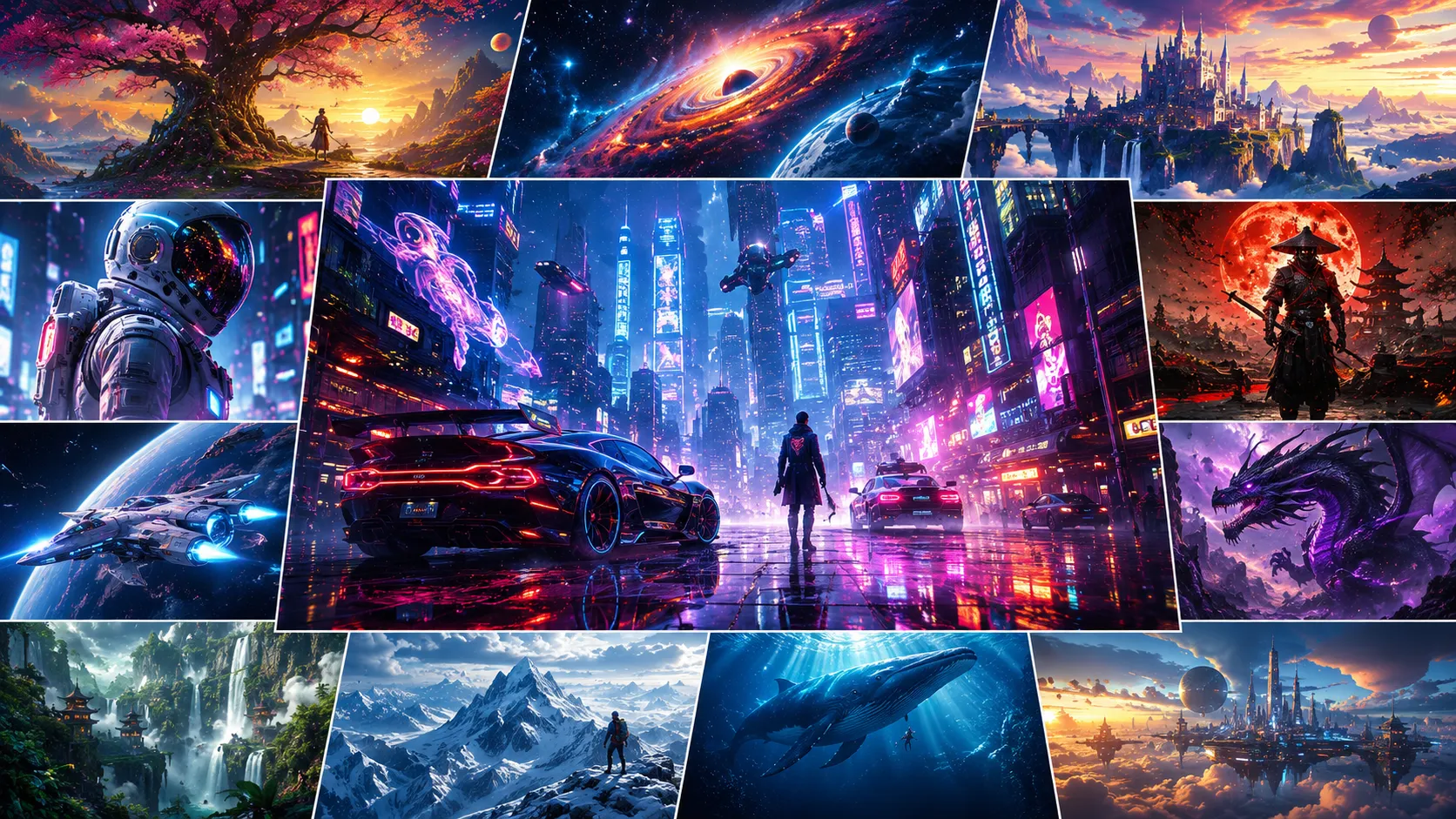 AI Generated Wallpapers Collection