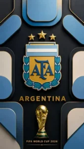 FIFA World Cup 2026 Poster Prompt Argentina FIFA World Cup 2026 Poster