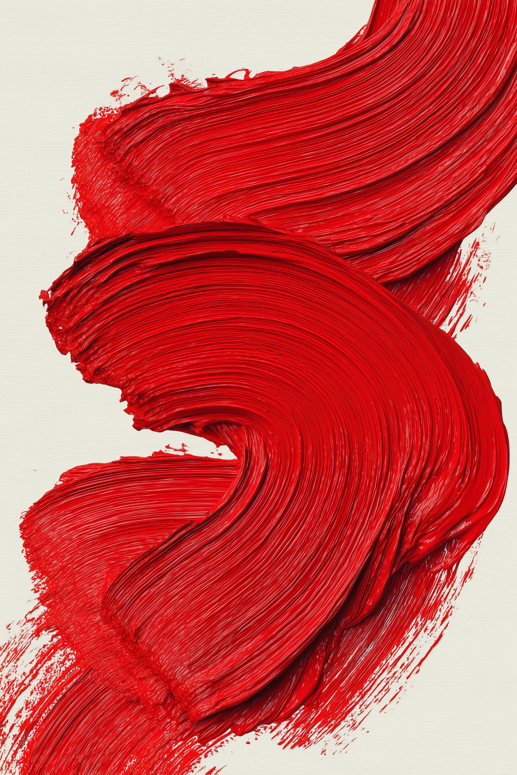 3D Red Paint