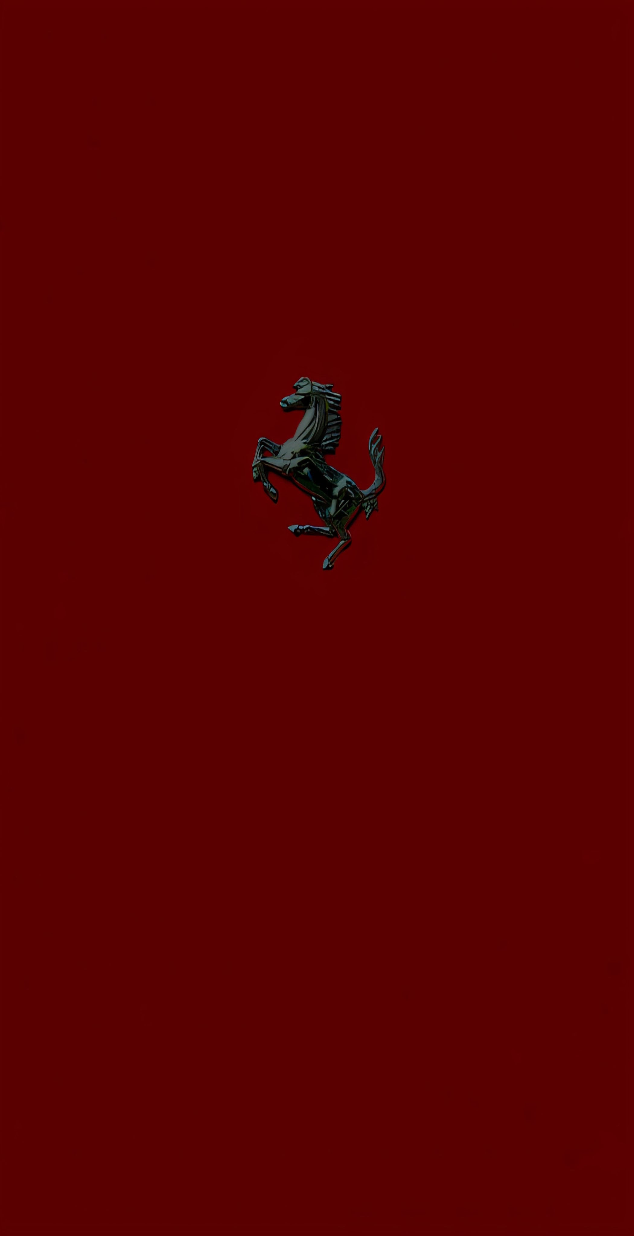 4K Ferrari Logo New Lock Screen
