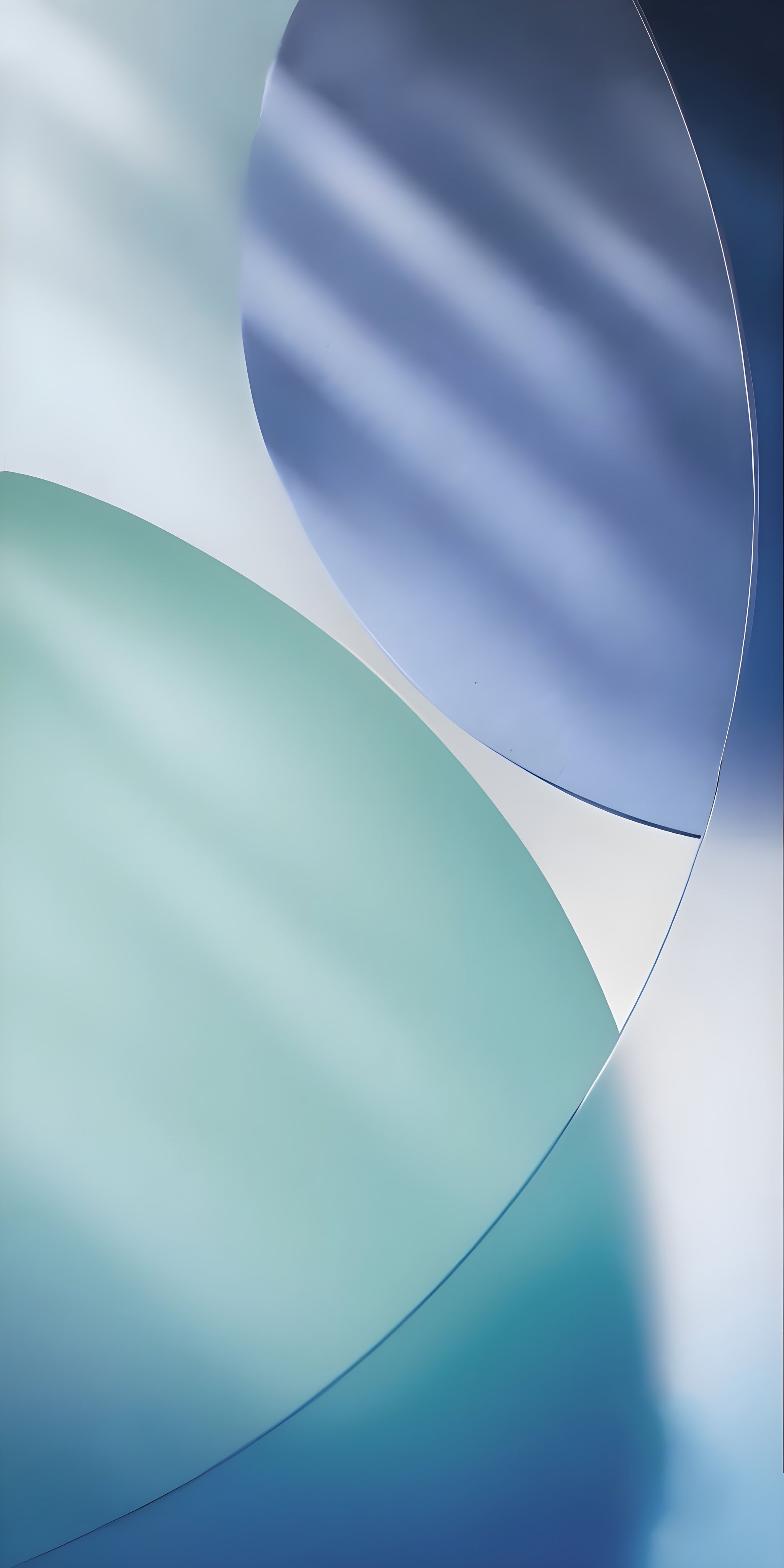 Abstract Layered Glass Circles