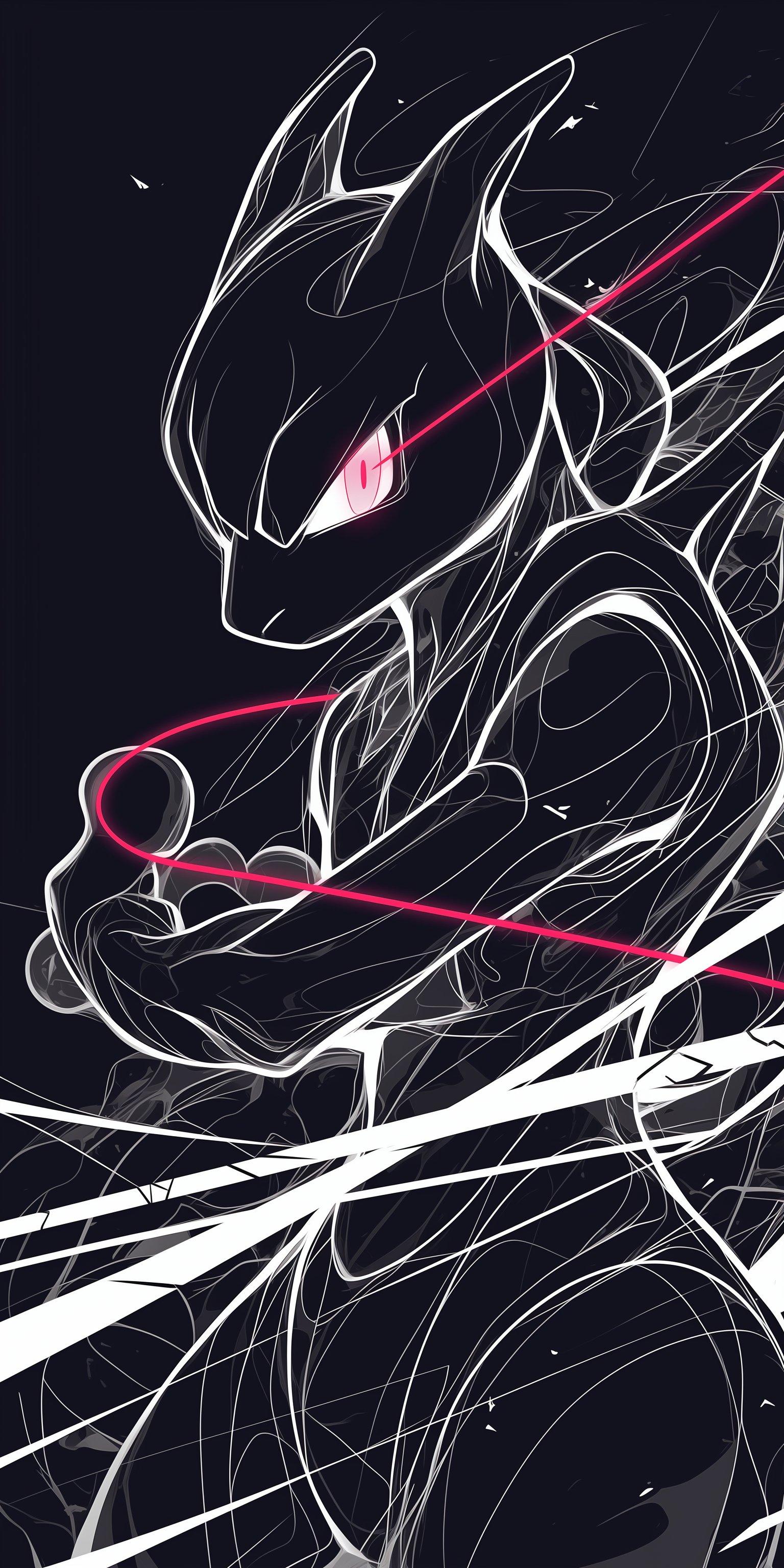 Abstract Mewtwo