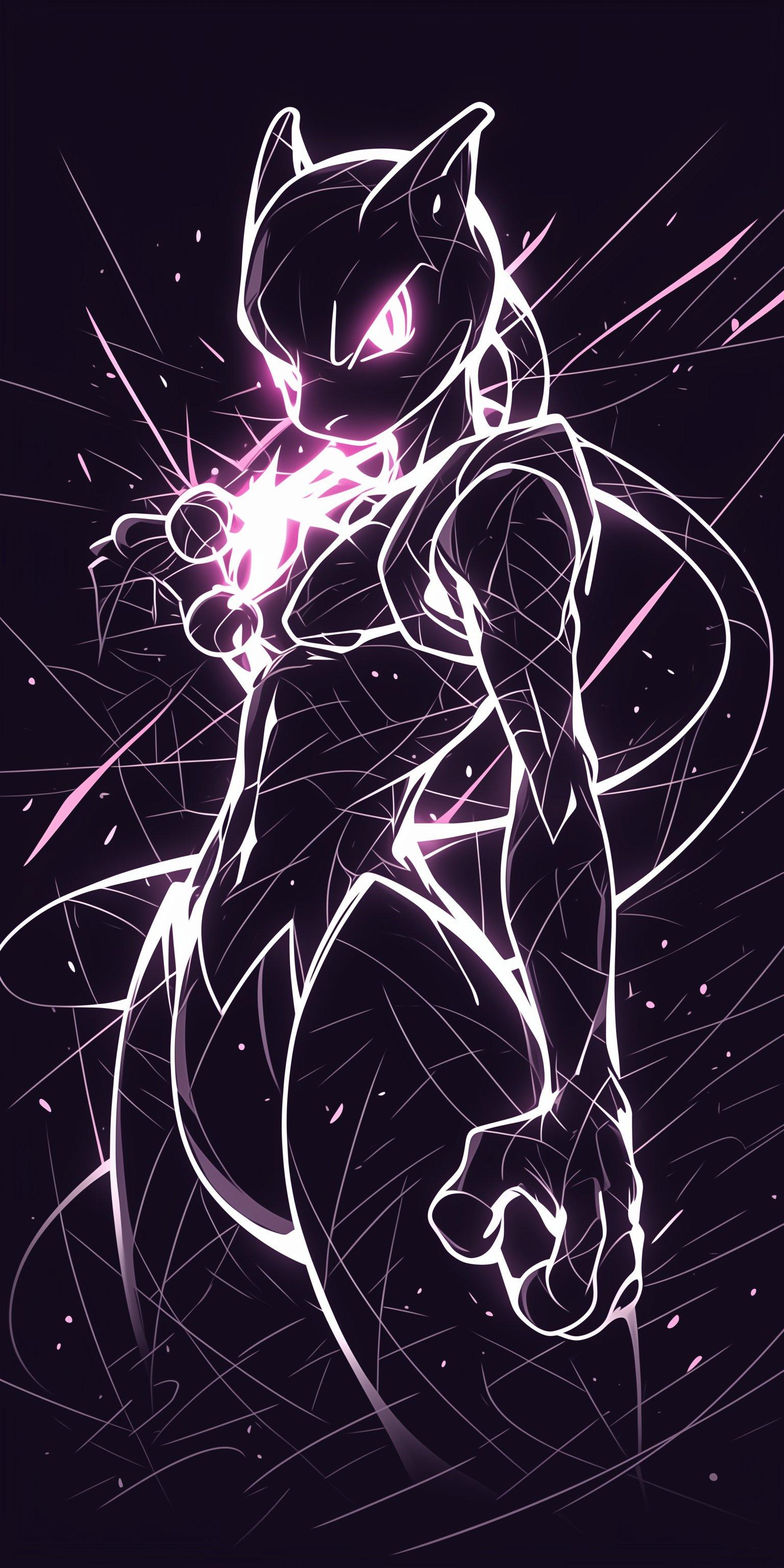 Abstract Mewtwo