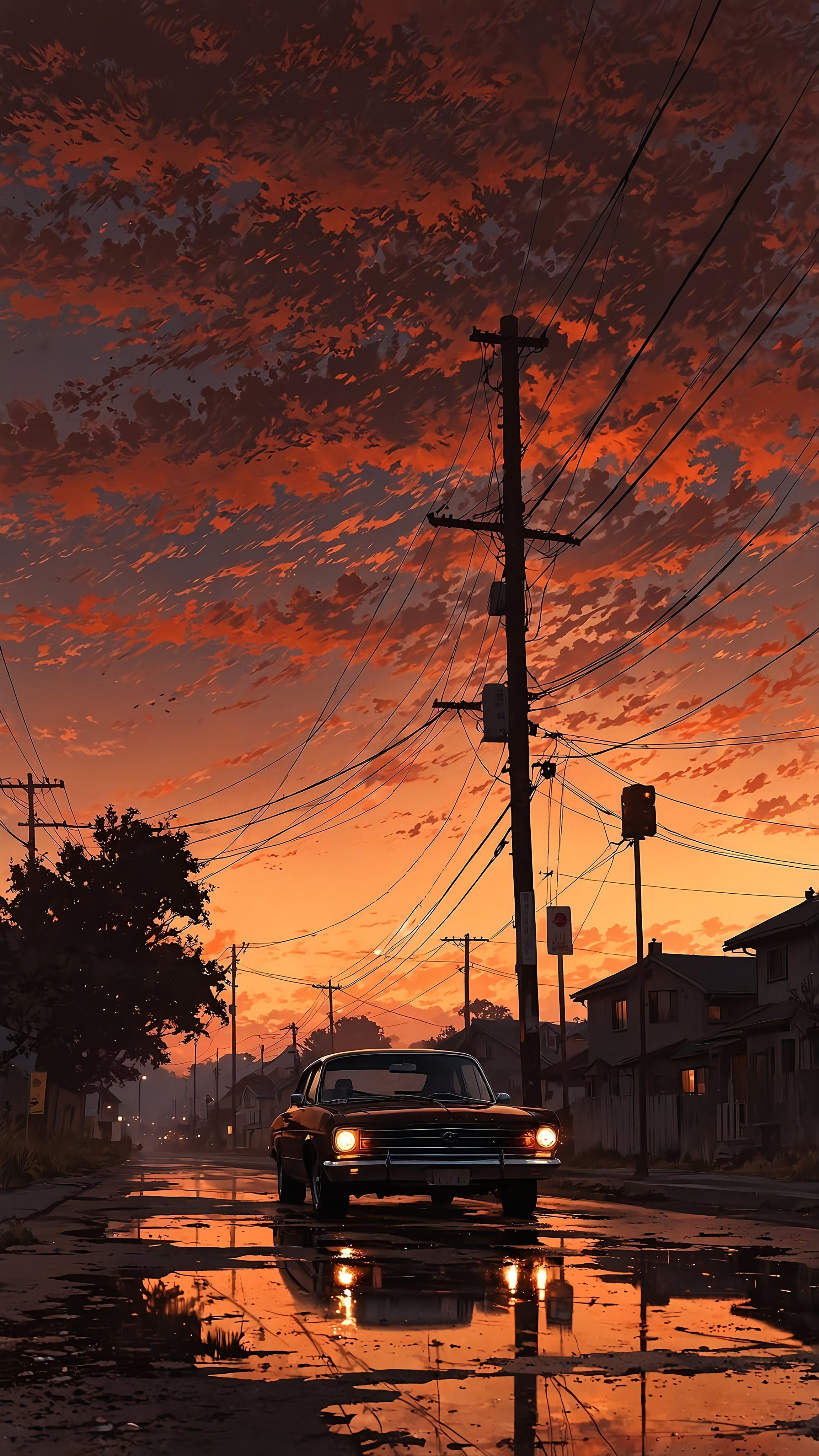 Aesthetically Pleasing Retro Car