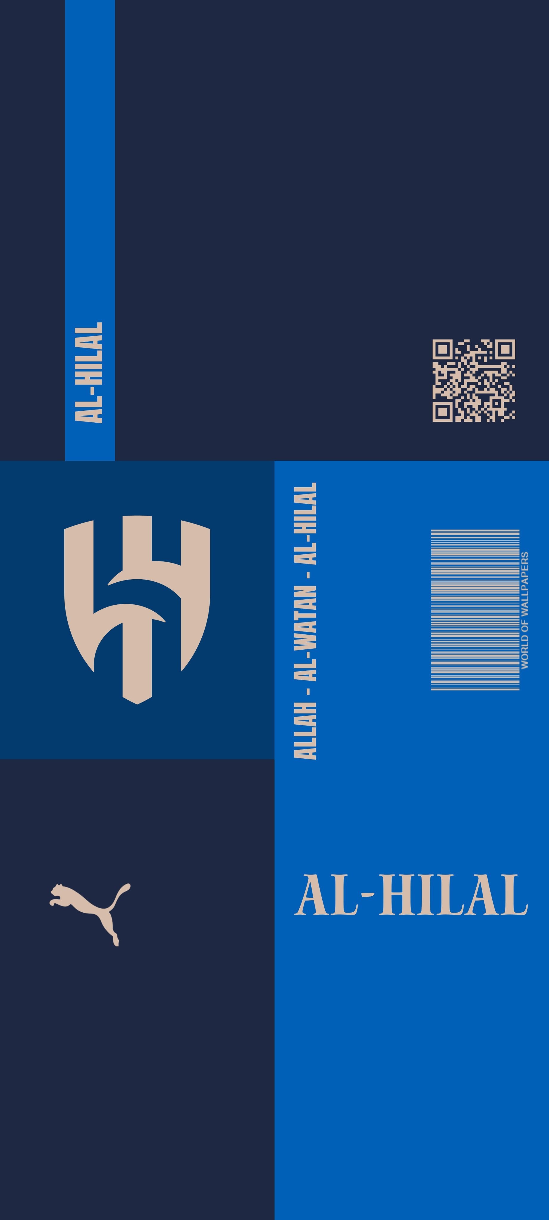 Download Al Hilal FC Crest Logo in ultra HD 4K resolution for desktop, iPhone and Android devices.
