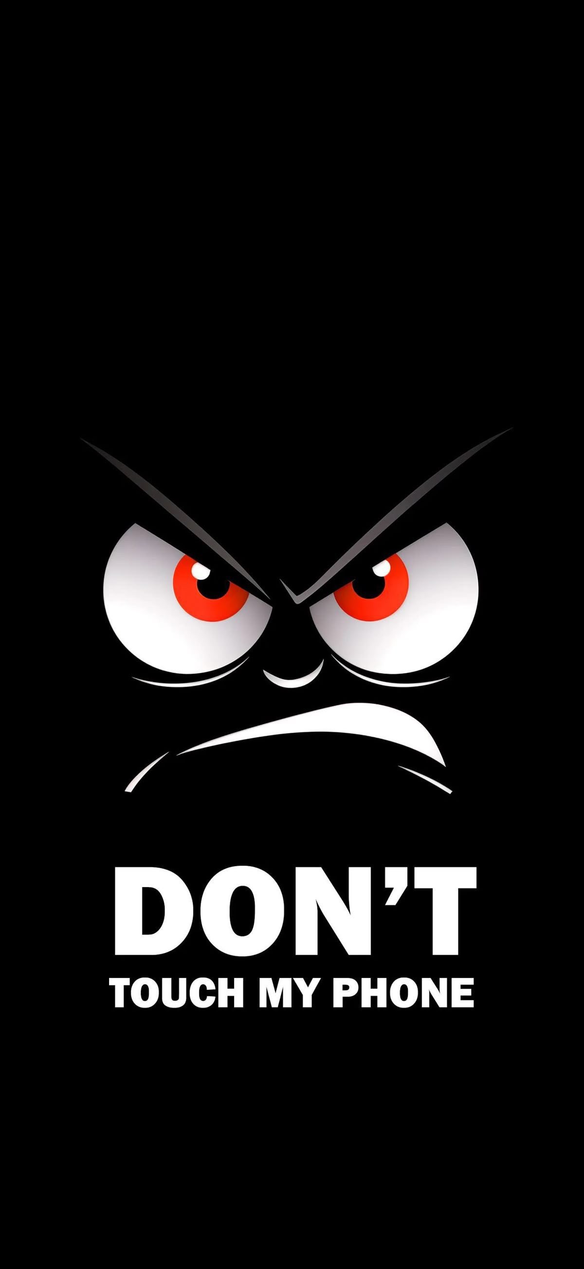 Angry Expression and Bold Message