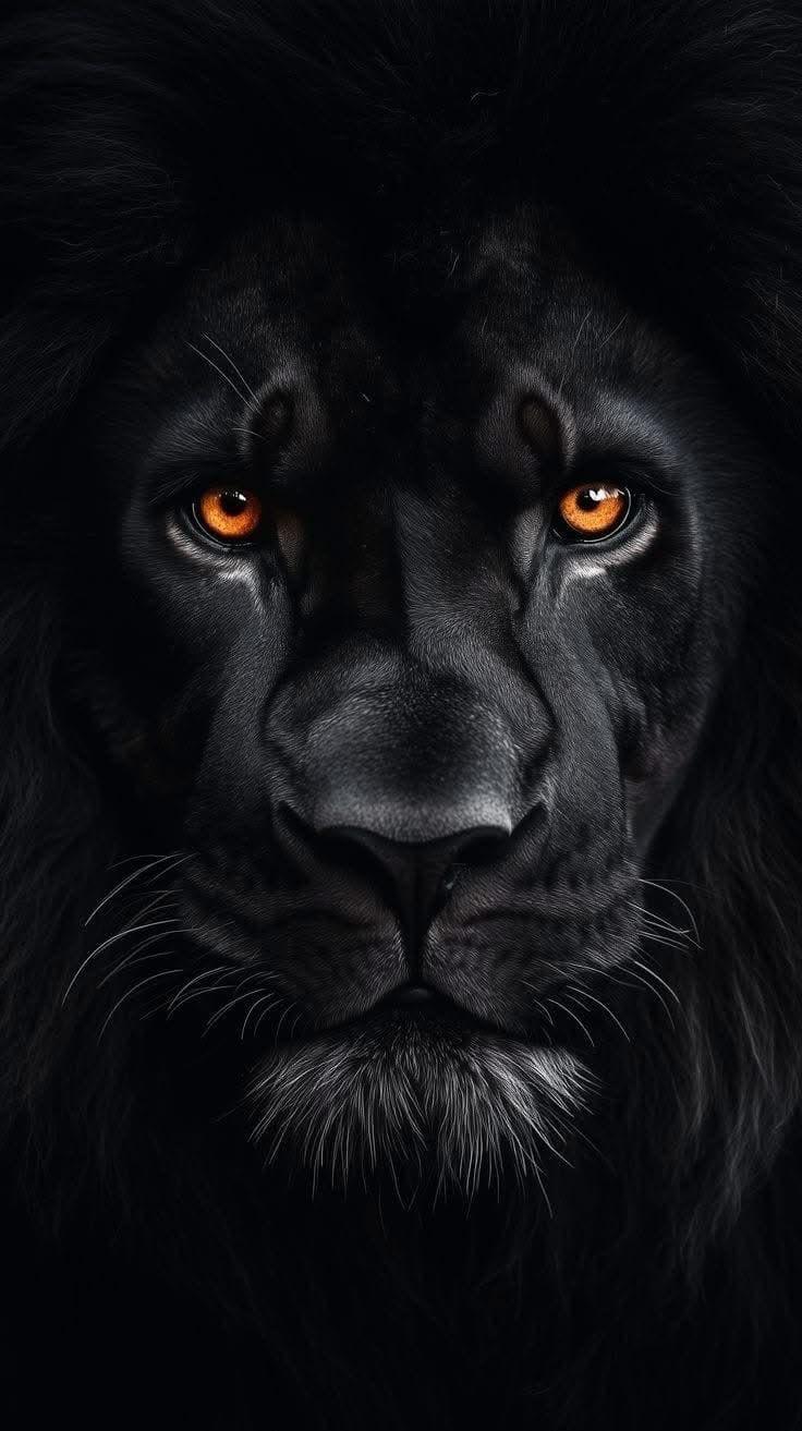 Black Lion Close Up
