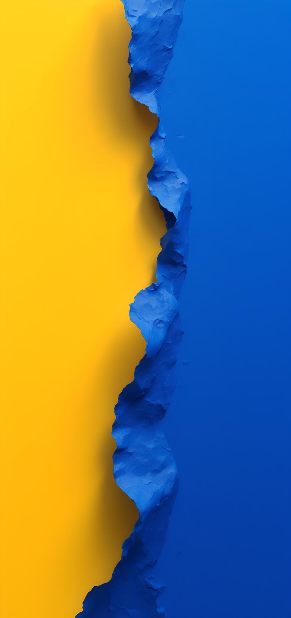 Blue and Yellow 4K