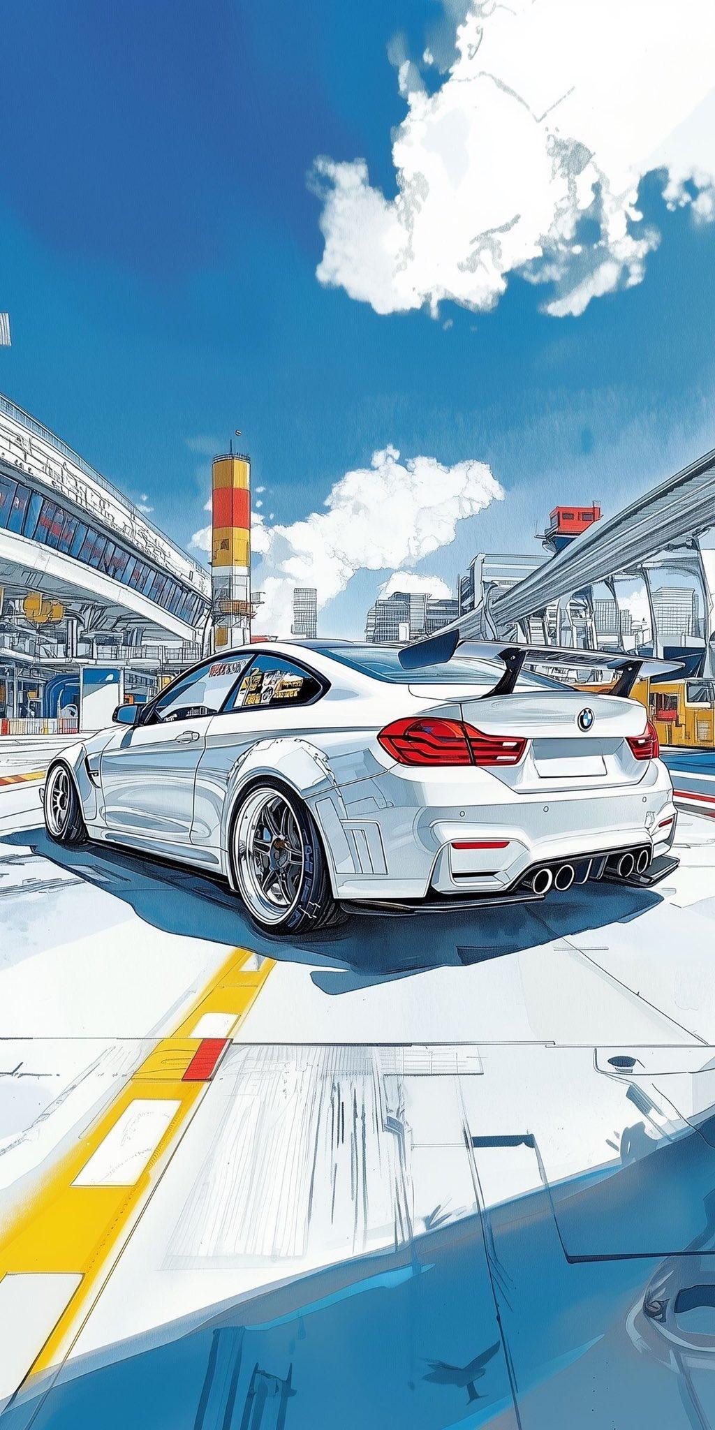 BMW M4 Street Racing Art