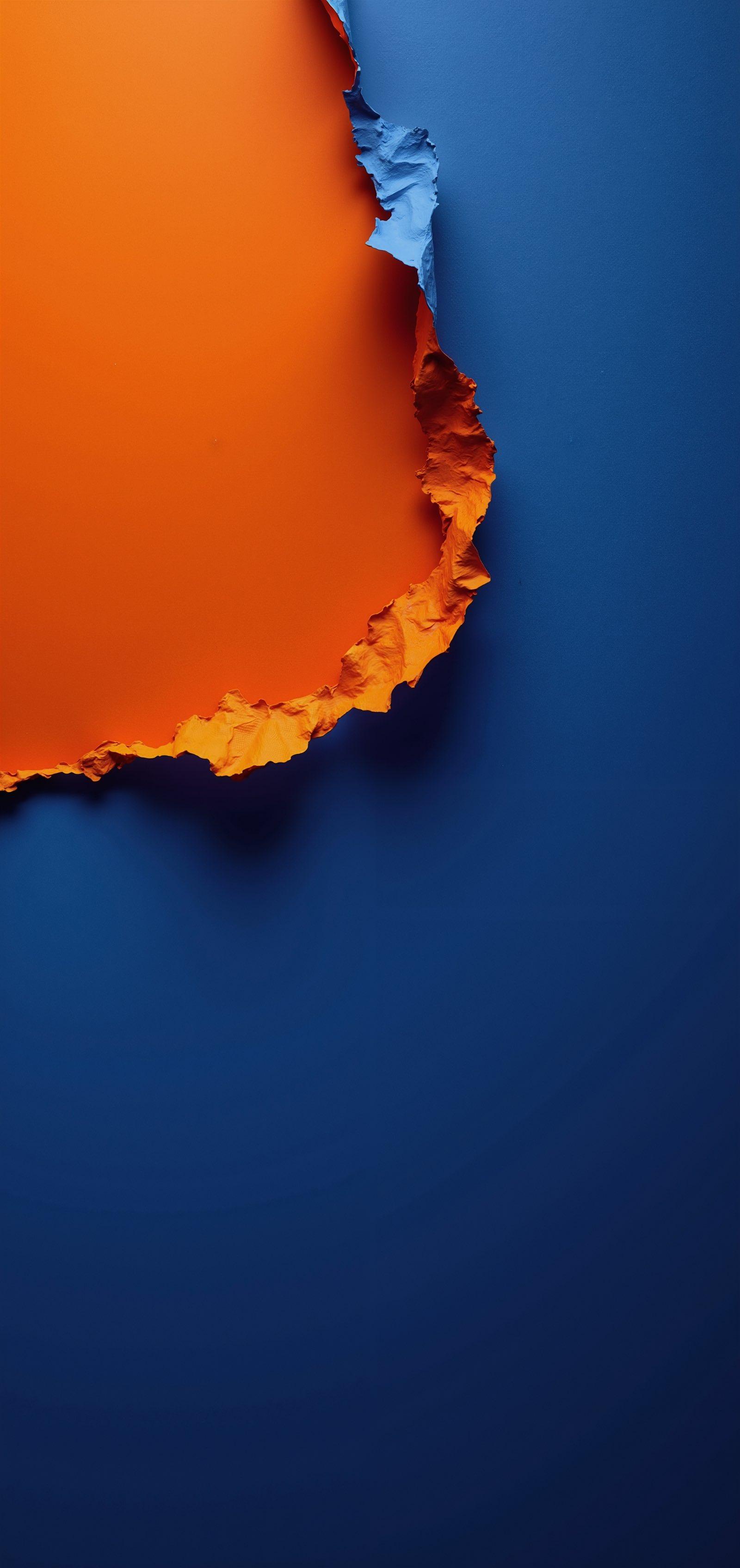 Burnt Orange and Cobalt Blue 4K