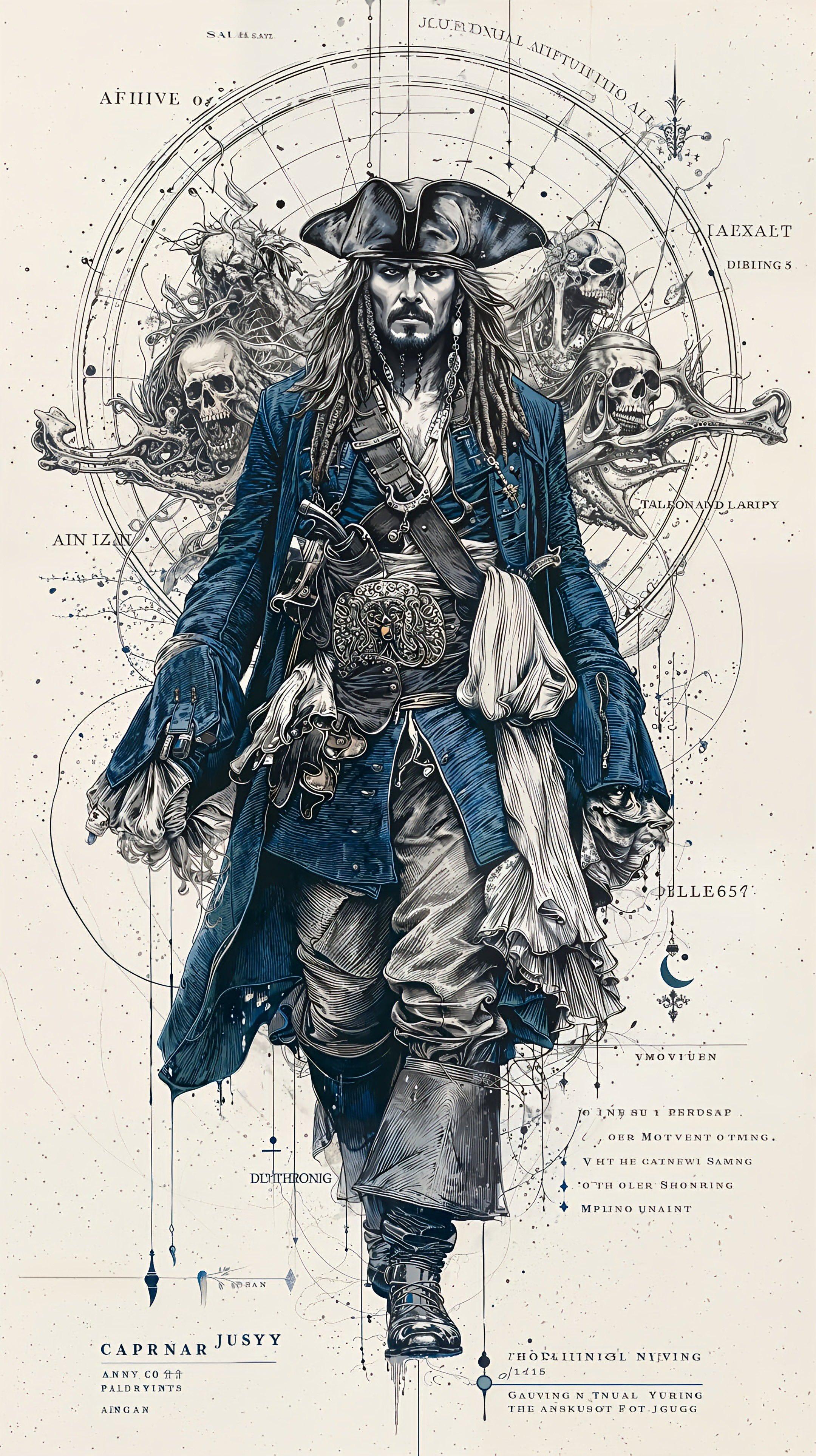 Captain Jack Sparrow 4K