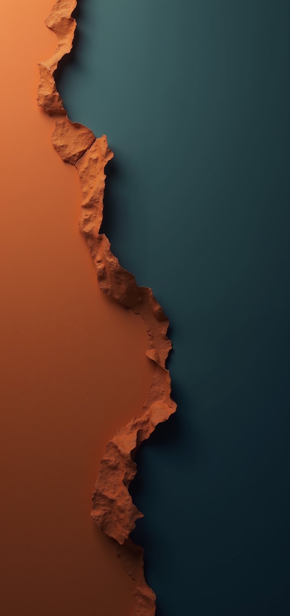 Charcoal Teal and Burnt Sienna 4K