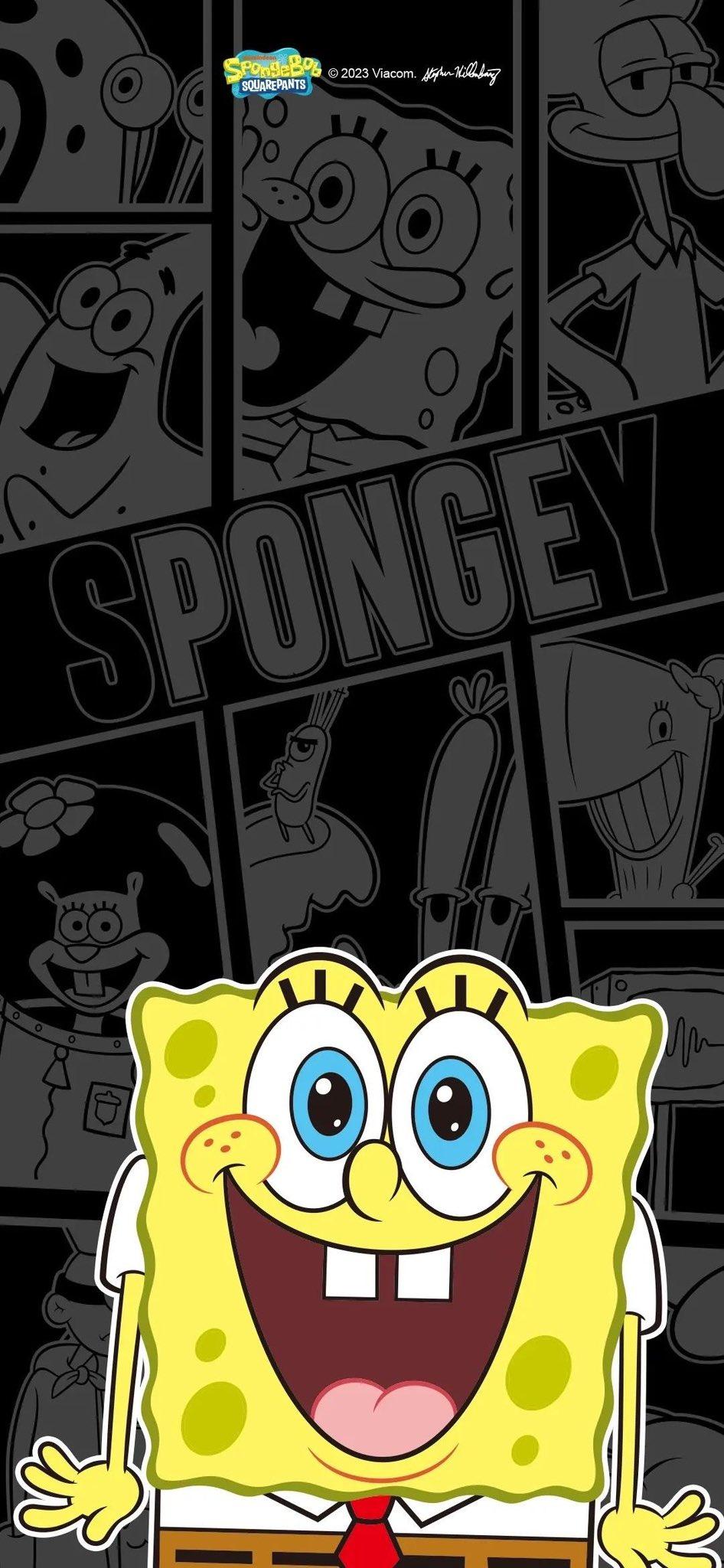 Colorful SpongeBob SquarePants