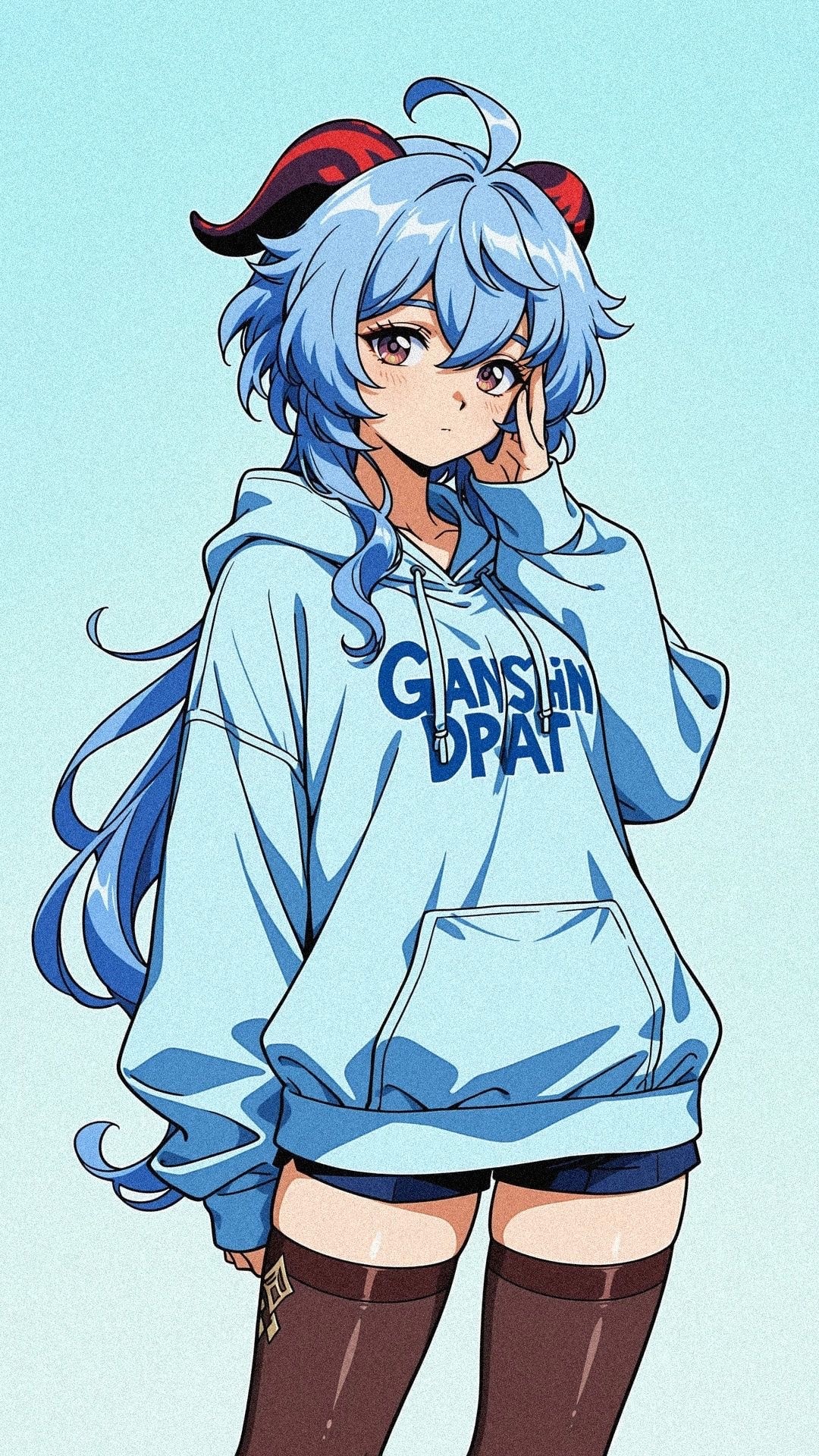 Cute Ganyu in Casual Modern Style
