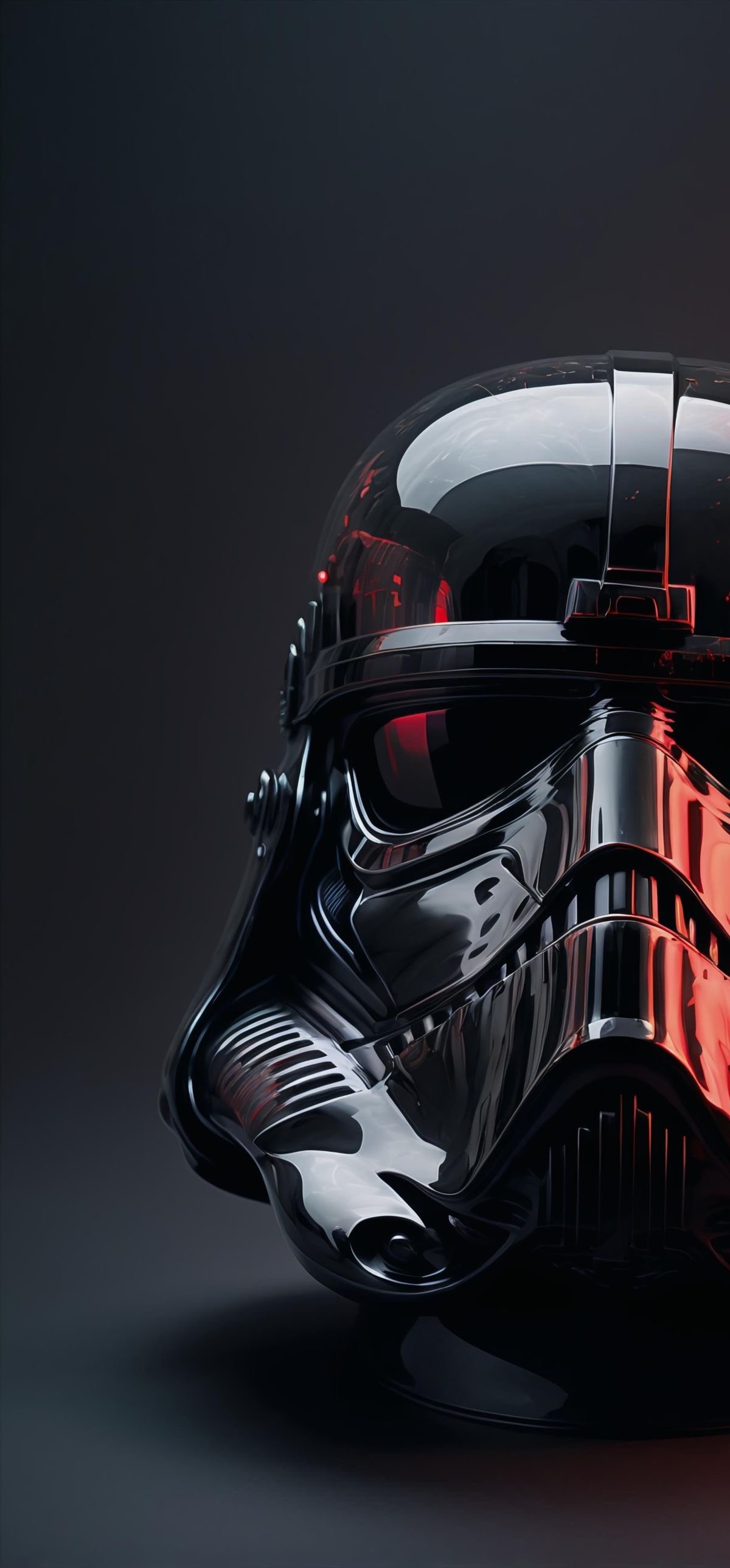 Dark Stormtrooper Helmet with Glossy Finish