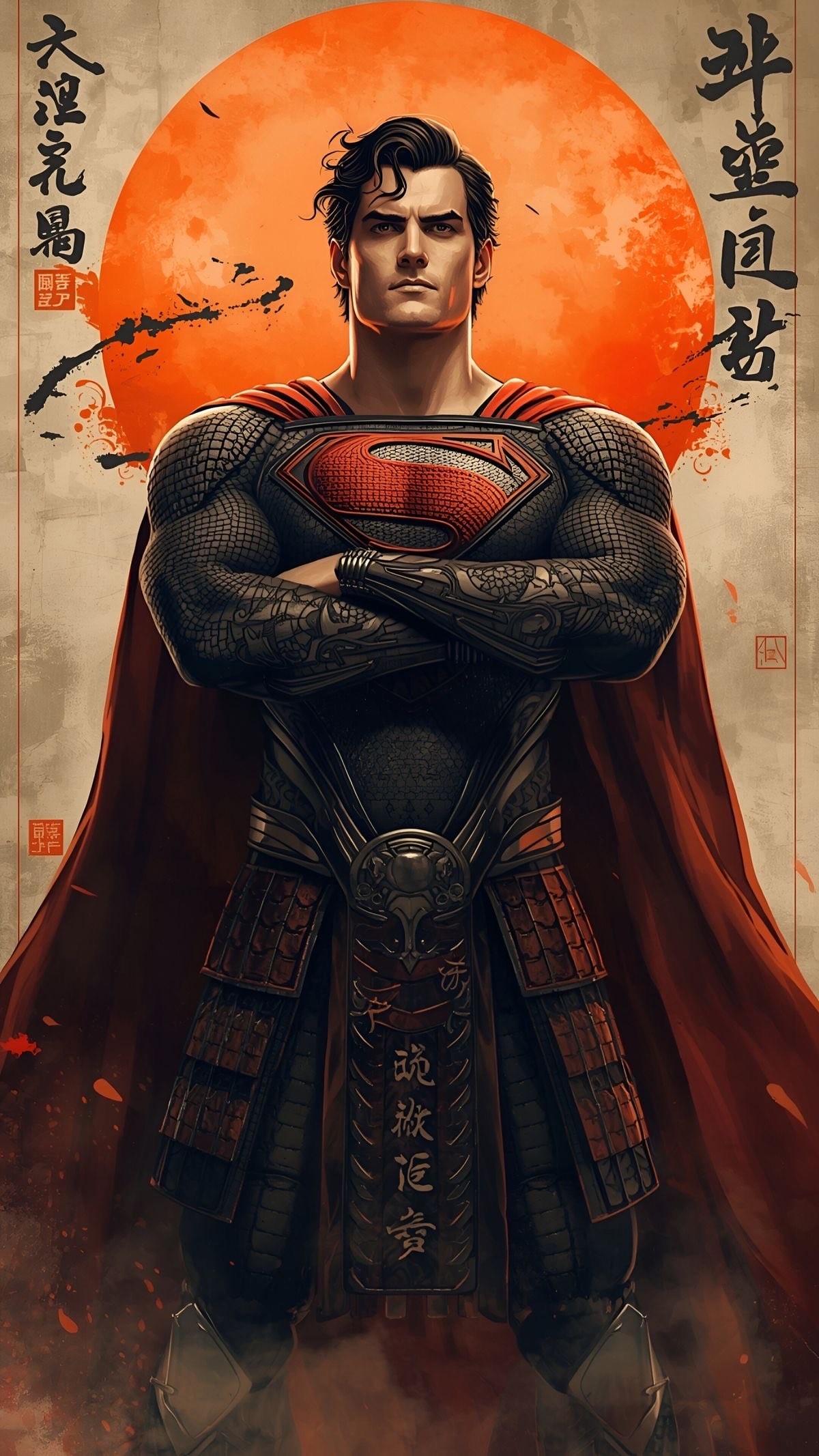 East Meets West Superhero - Japanese Superman