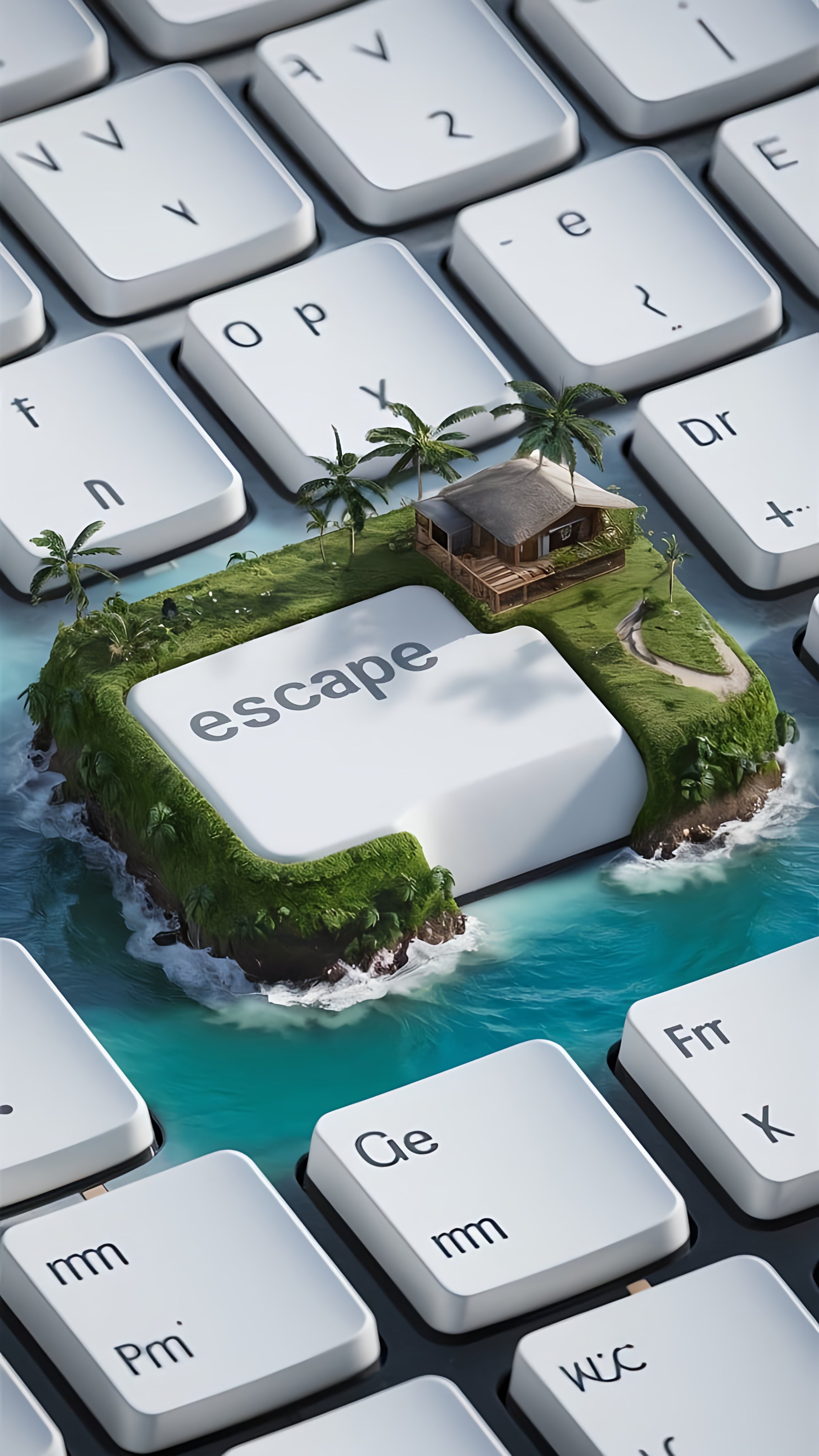 Escape Button Lockscreen 4K