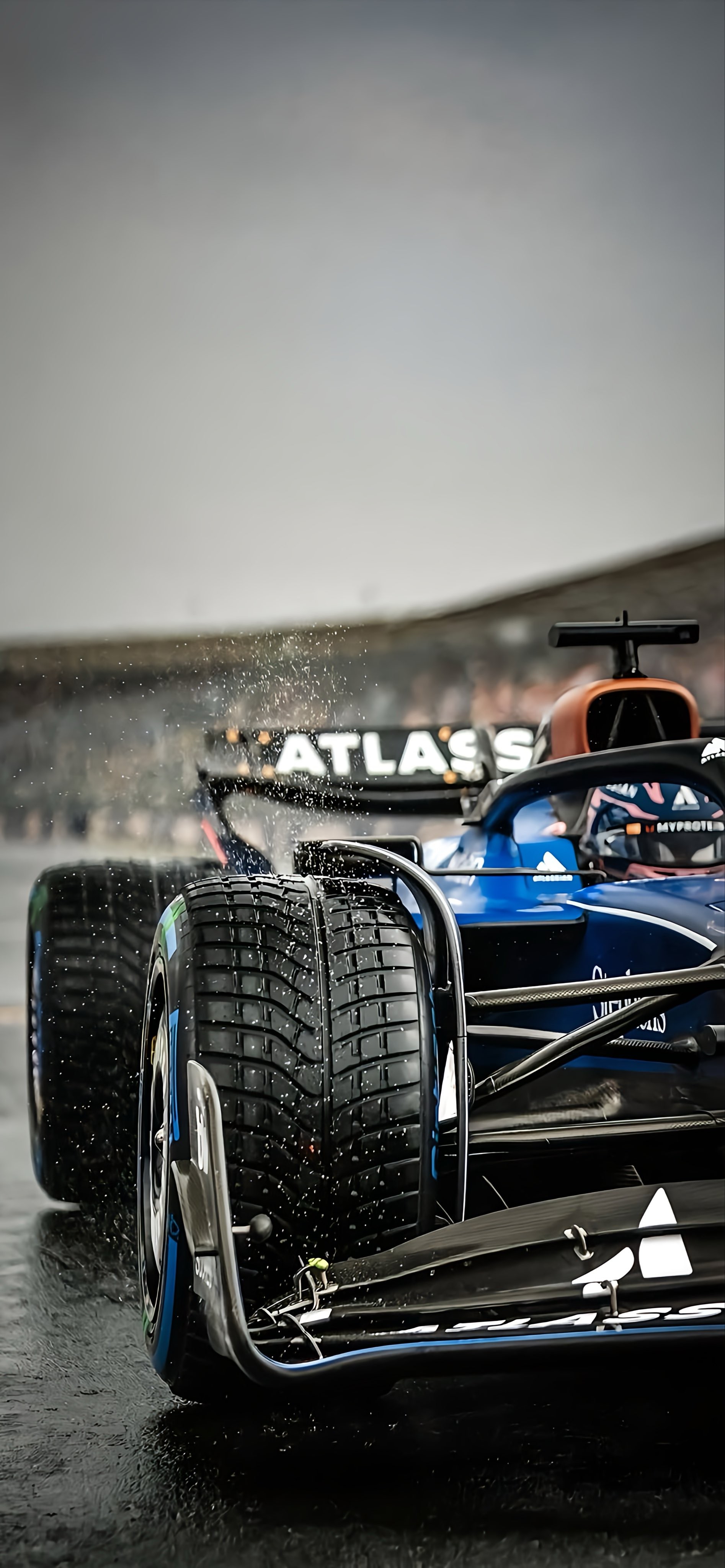 F1 Racing in Rainy Conditions