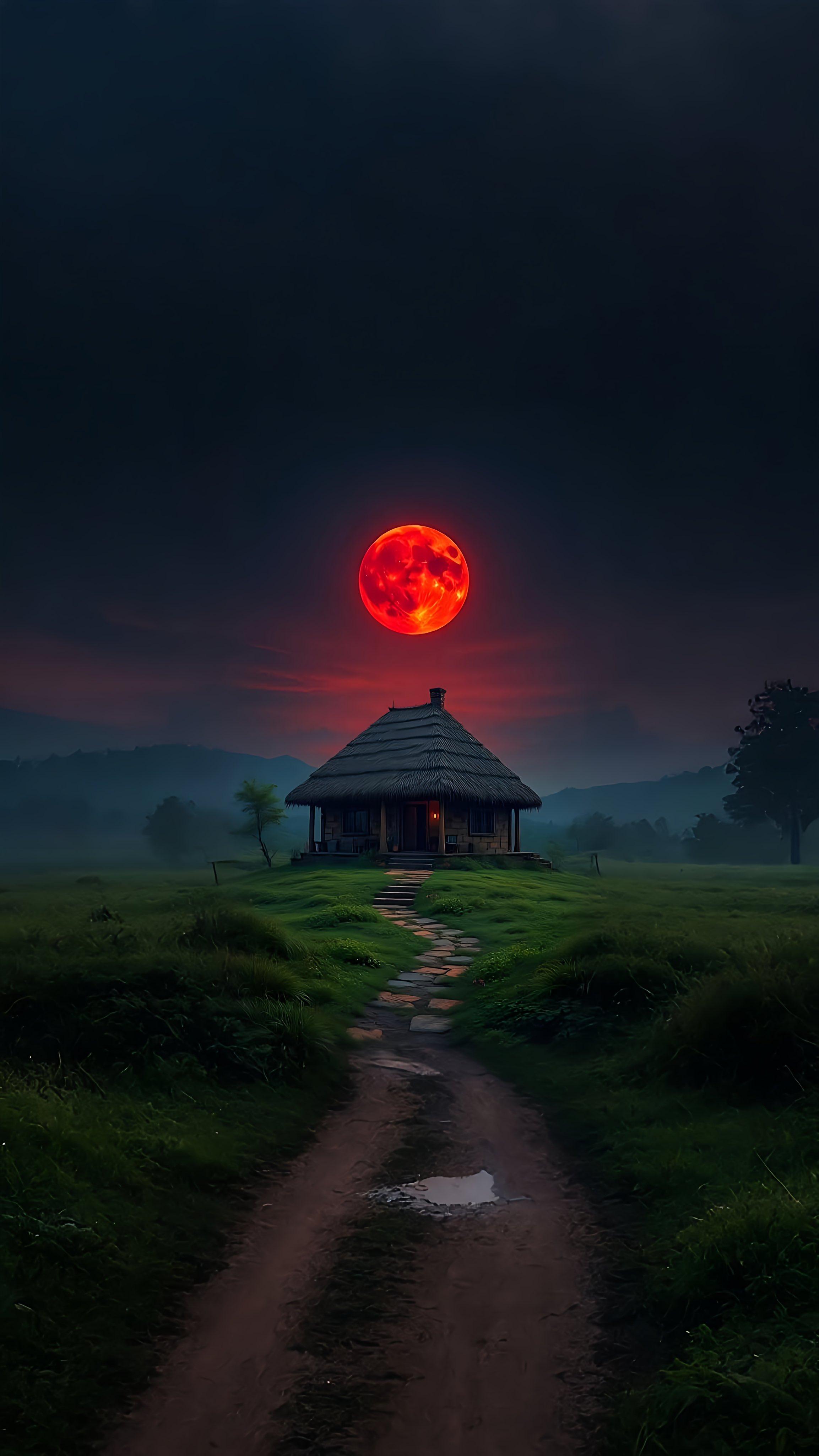 Fiery Moon