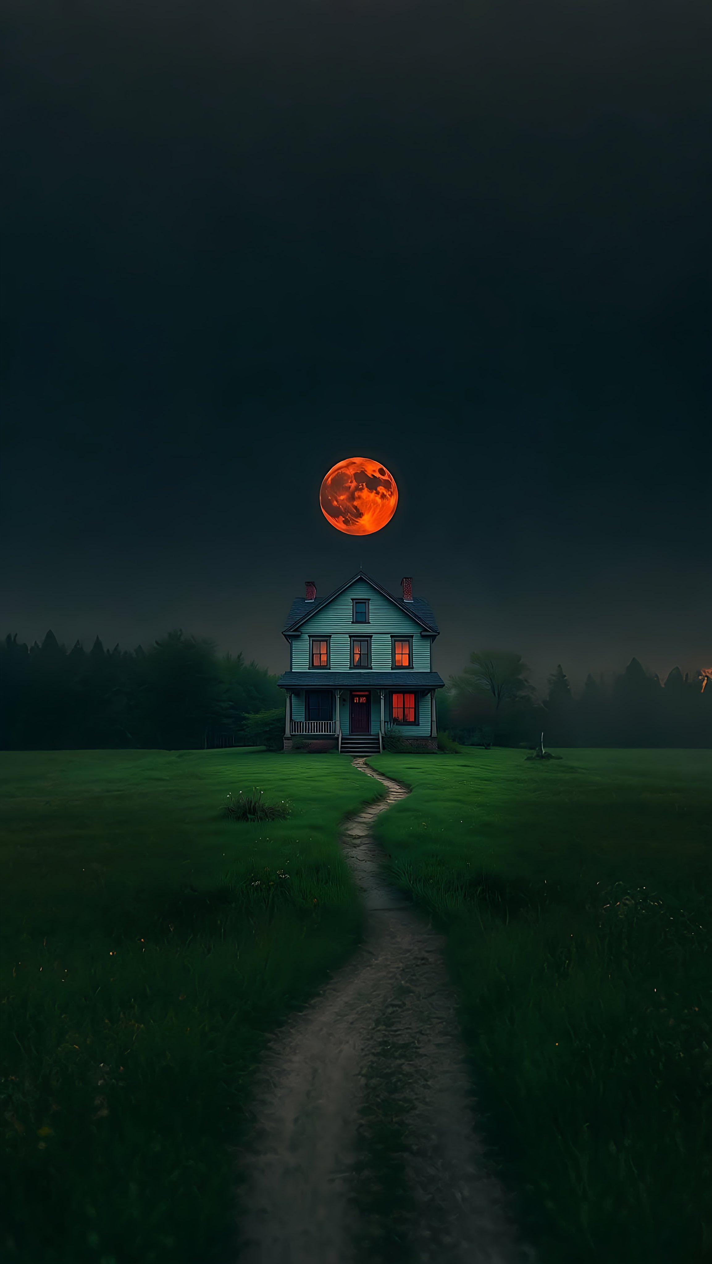 Fiery Moon