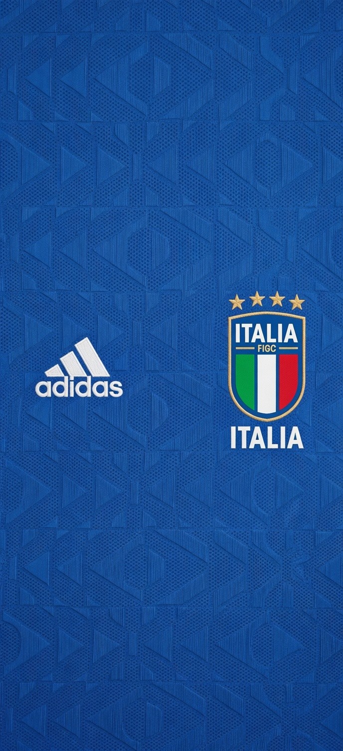 Download Italy National Team Adidas Blue Jersey in ultra HD 4K resolution for desktop, iPhone and Android devices.
