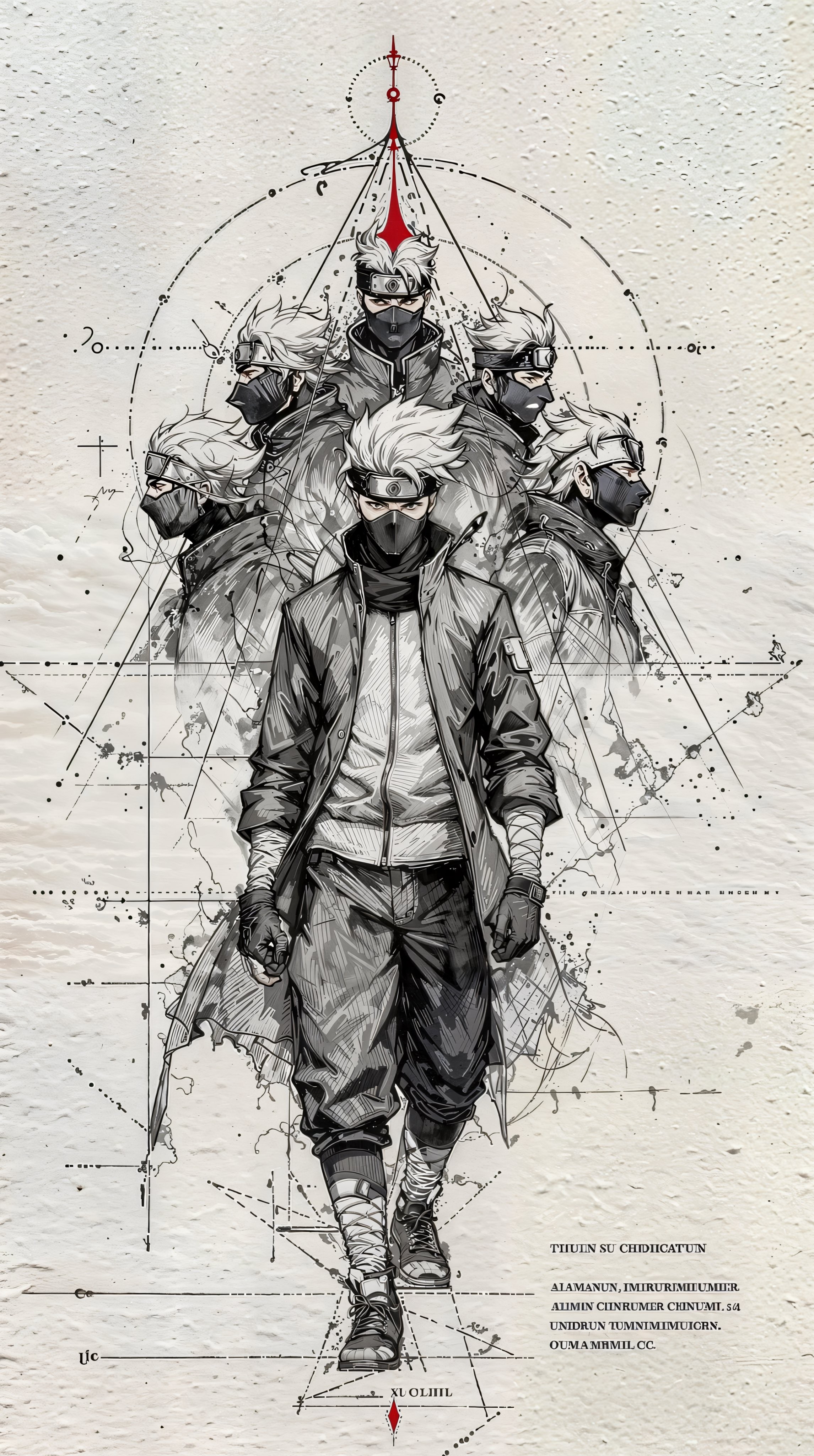 Kakashi Hatake Geometric Art