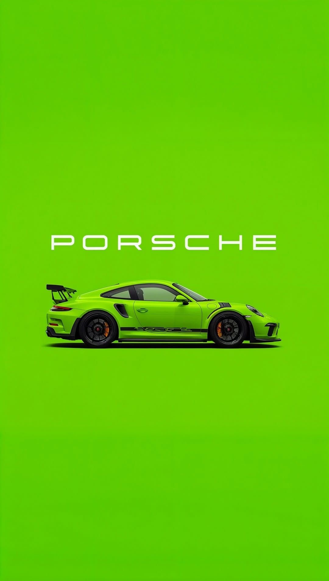 Lime Green Porsche 911 GT3 RS with Porsche