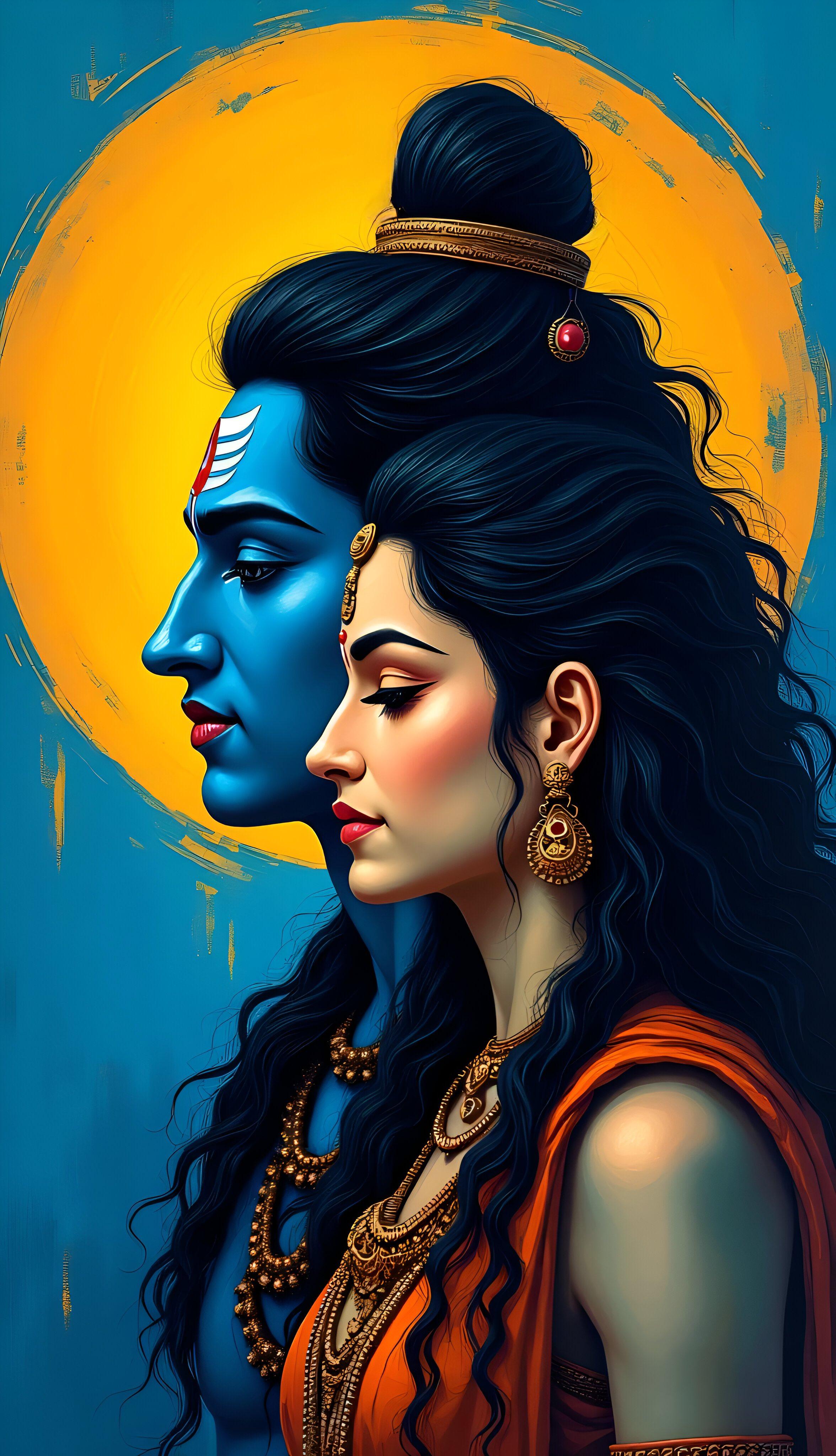 Lord Shiva and Maa Parvathi