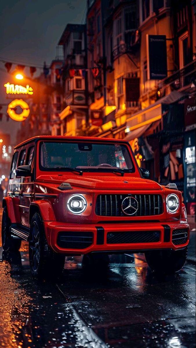 Mercedes-Benz G63 AMG at Night