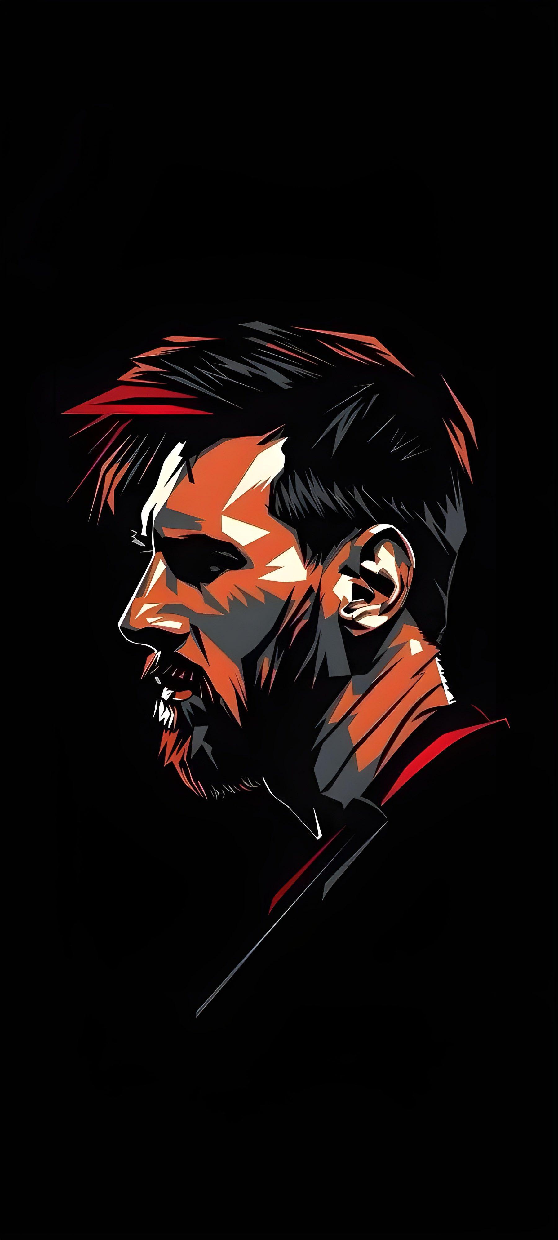 Messi Portrait Wallpaper