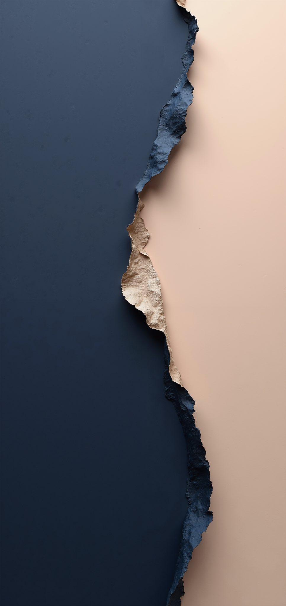 Midnight Navy and Pale Champagne 4K