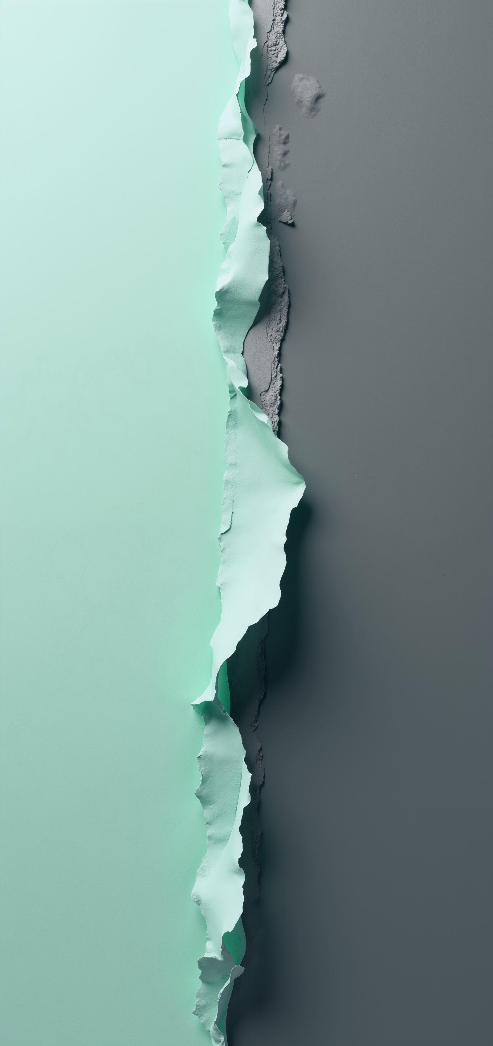 Mint Green and Charcoal Gray 4K