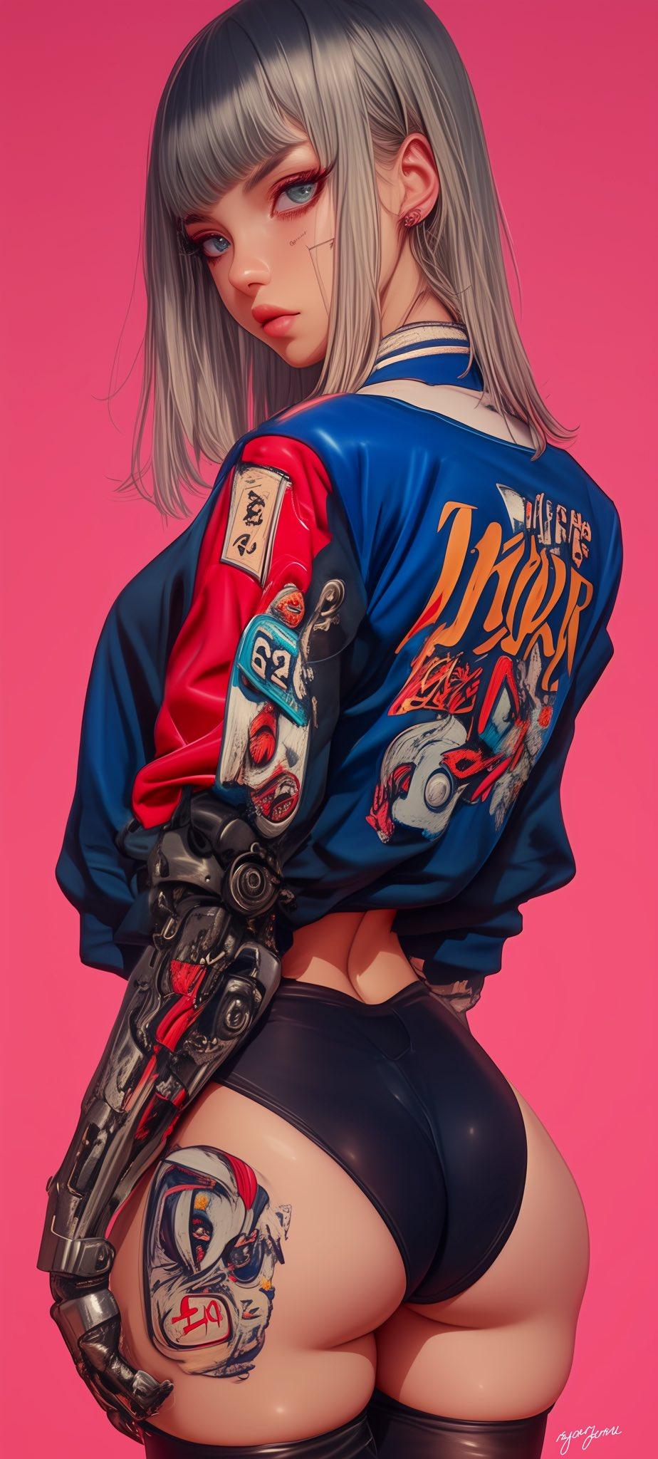 QT Cyberpunk Back View