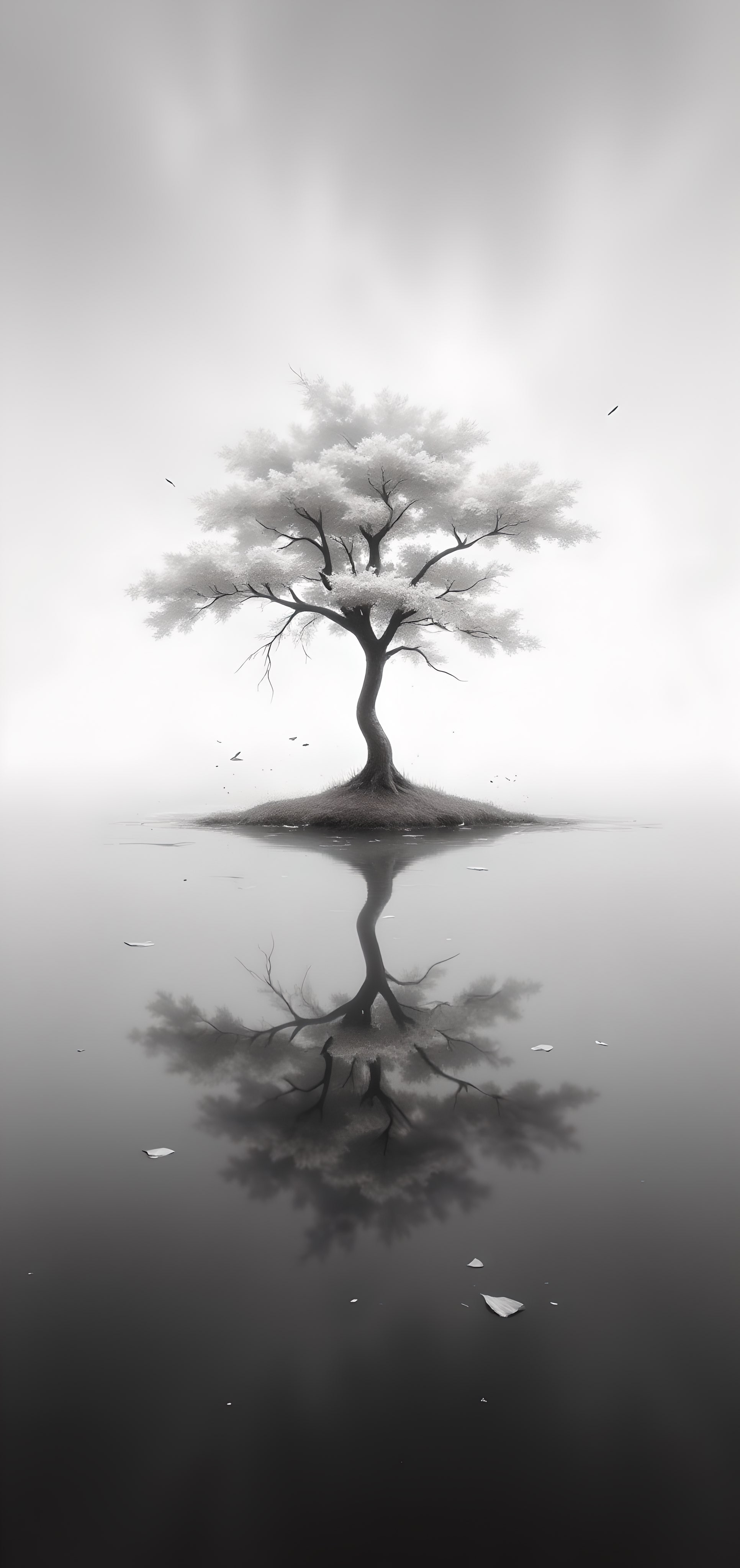 Random Minimal Back and White 4K