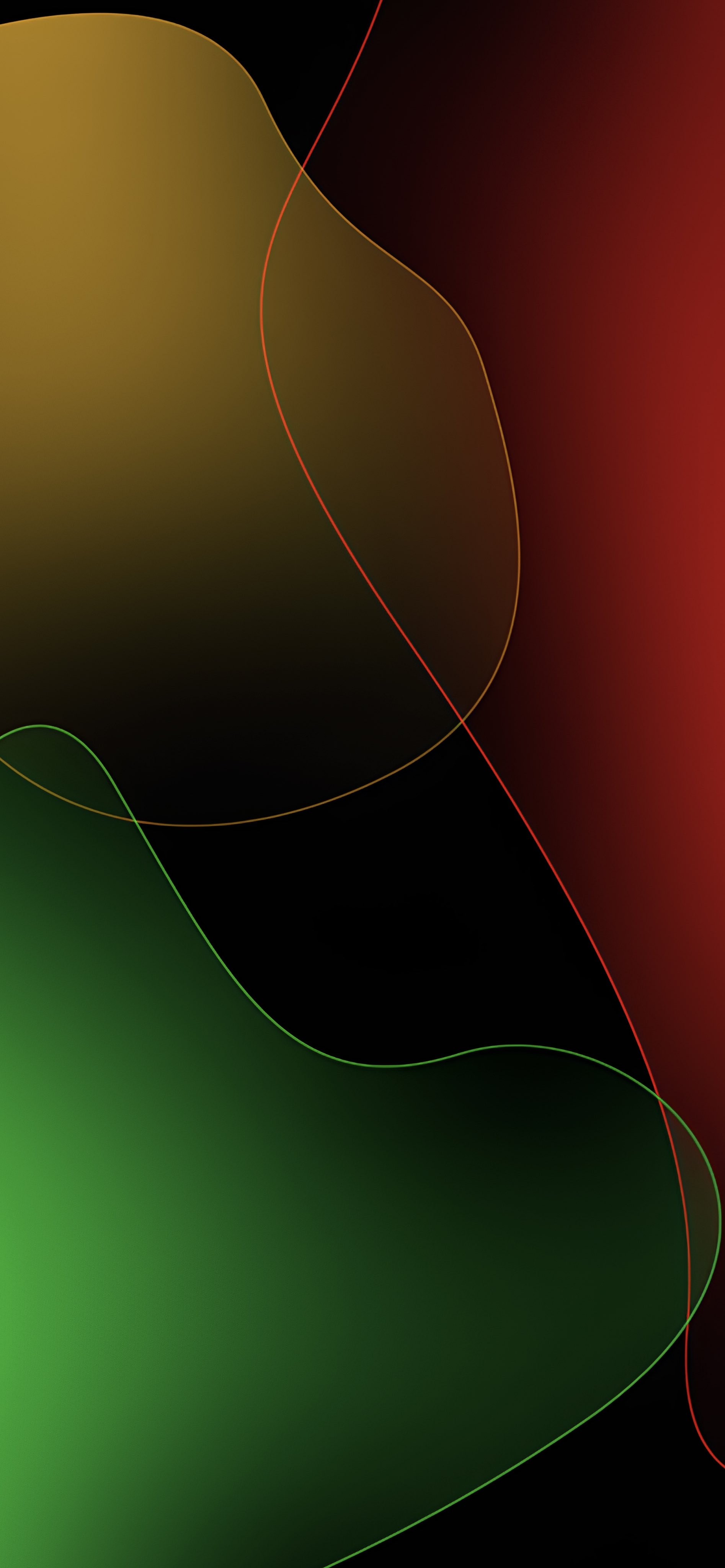 Red, Green, and Gold Gradient Design