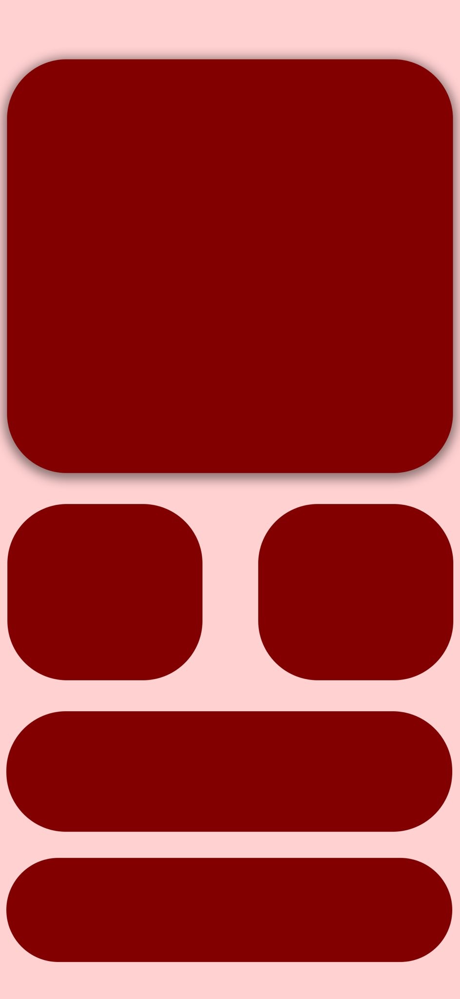 Download Red Rounded Rectangles on Pink in ultra HD 4K resolution for desktop, iPhone and Android devices.