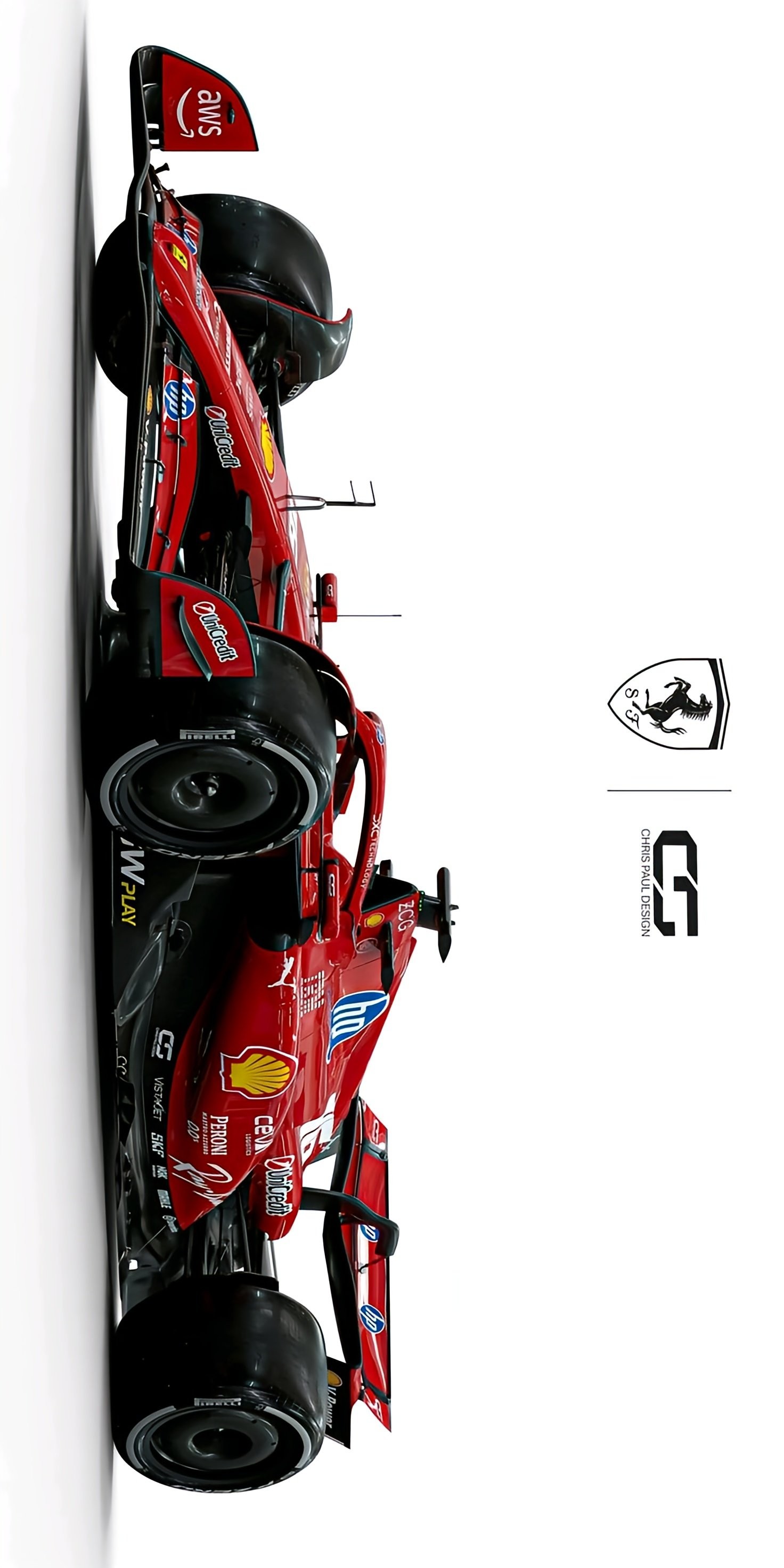 Sleek Ferrari Formula 1 Car Race Ready