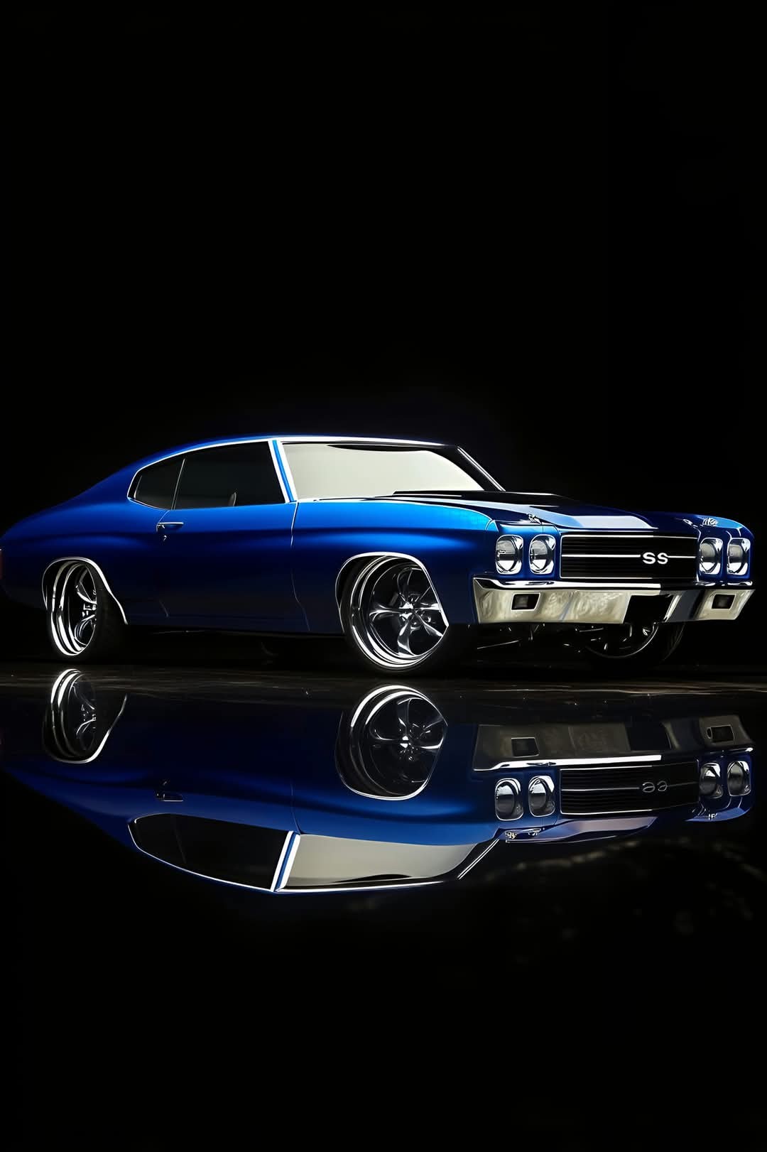 Vintage Car with Modern Customizations