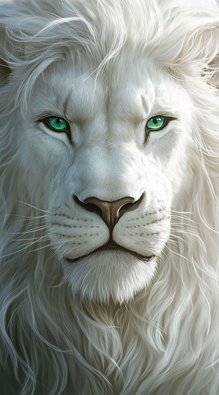 White Lion Close Up