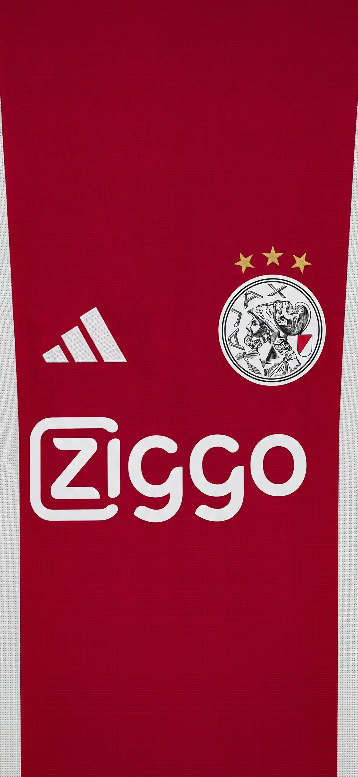Ajax Amsterdam Red Jersey Ziggo Adidas