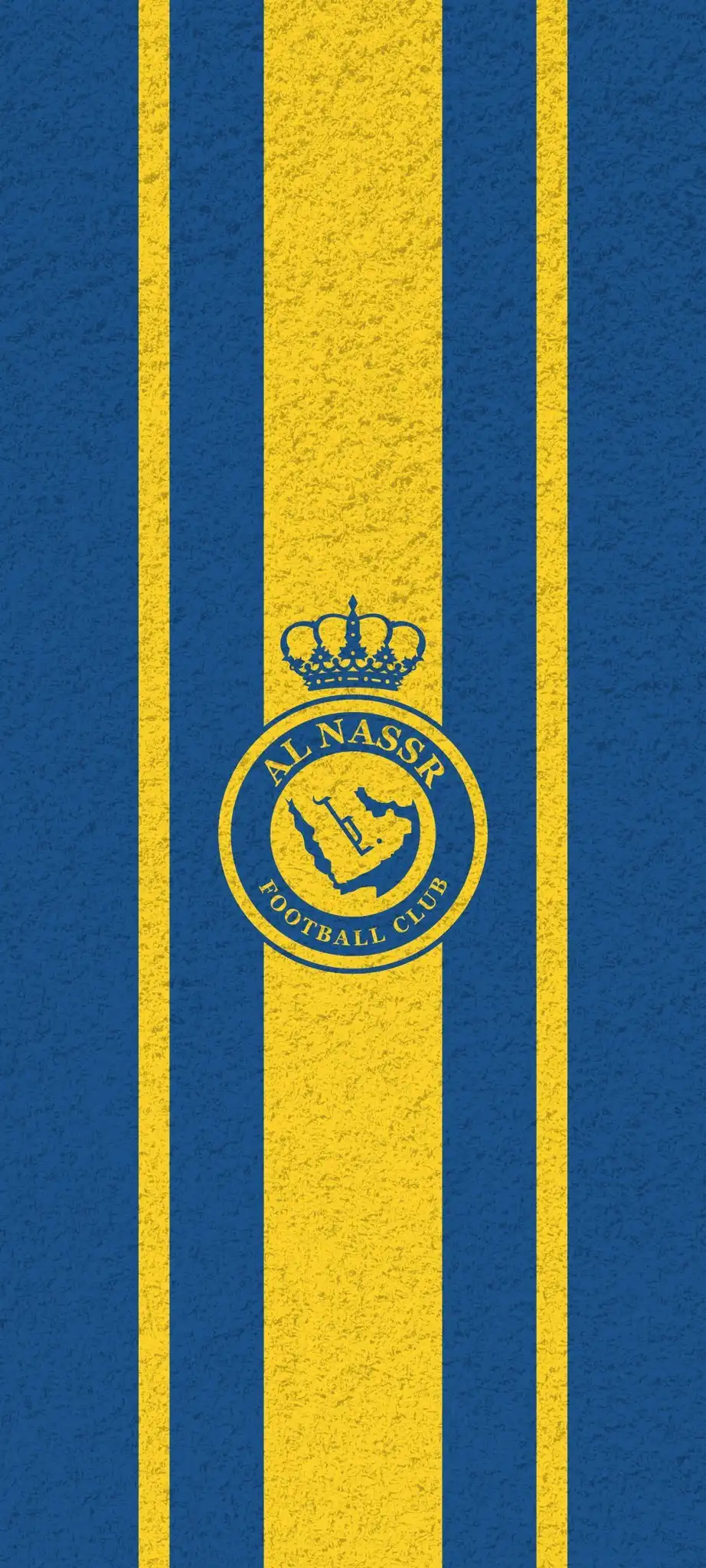 Al Nassr FC Crest Blue Yellow