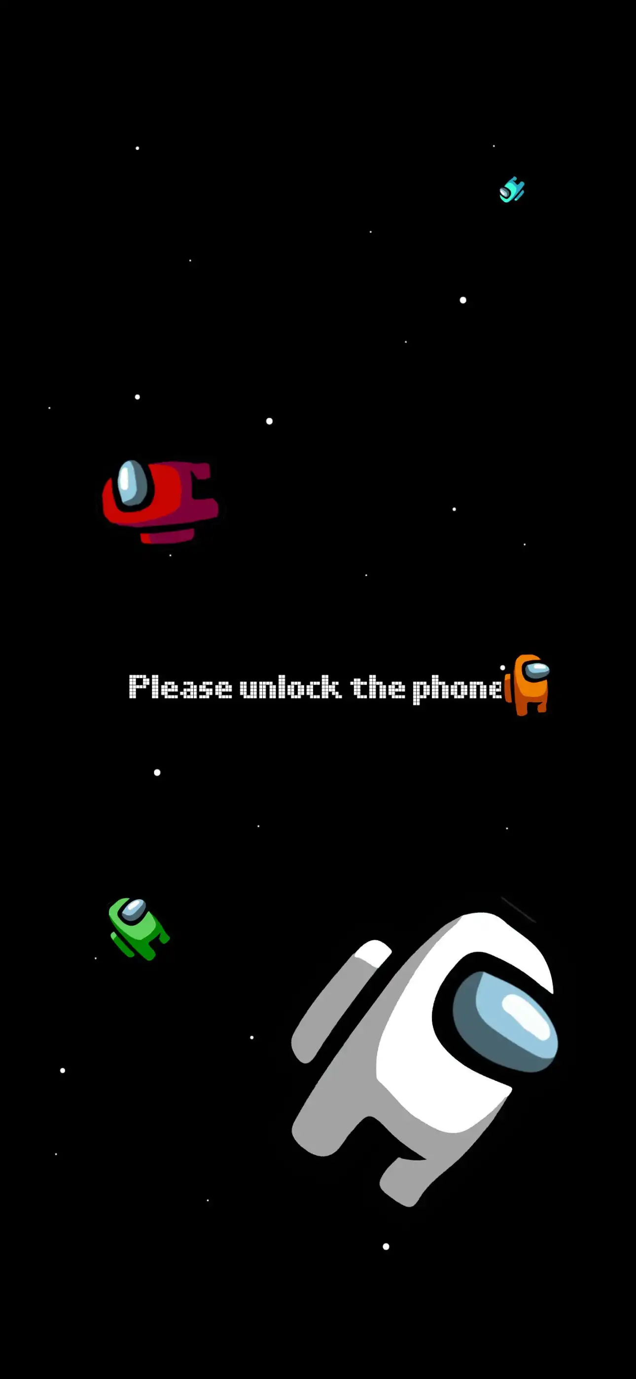 Among Us Impostor Unlock Screen Black 4K