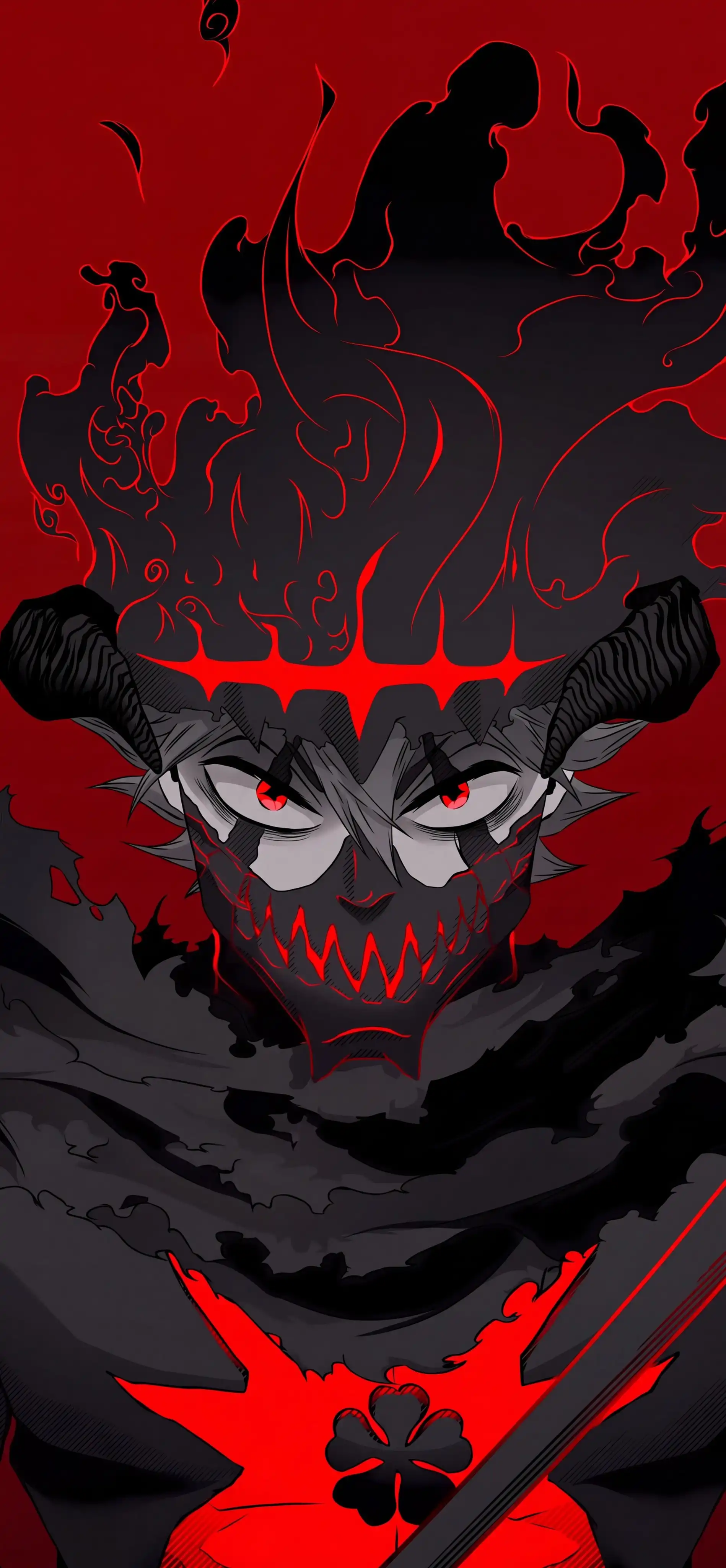 Asta Black Form Devil Mode Black Clover