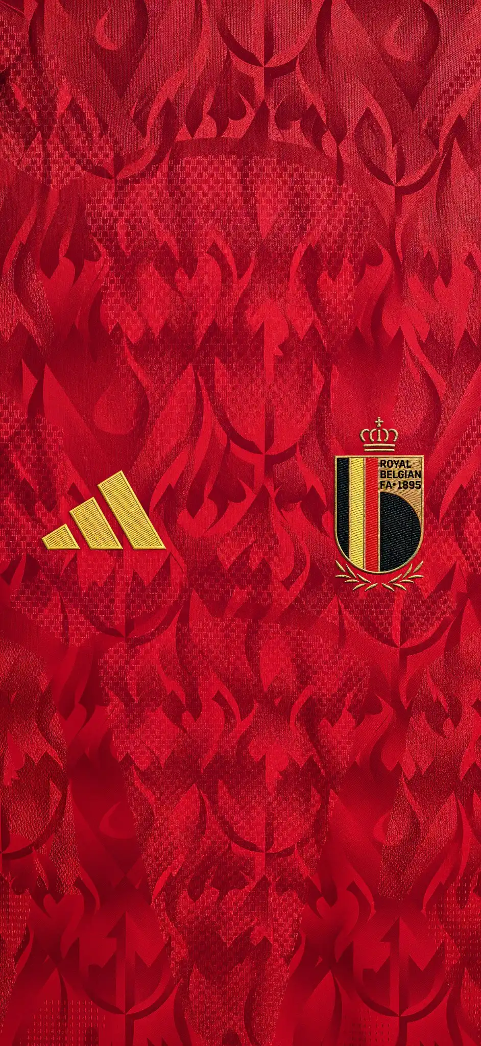 Belgium National Team Adidas Red Jersey
