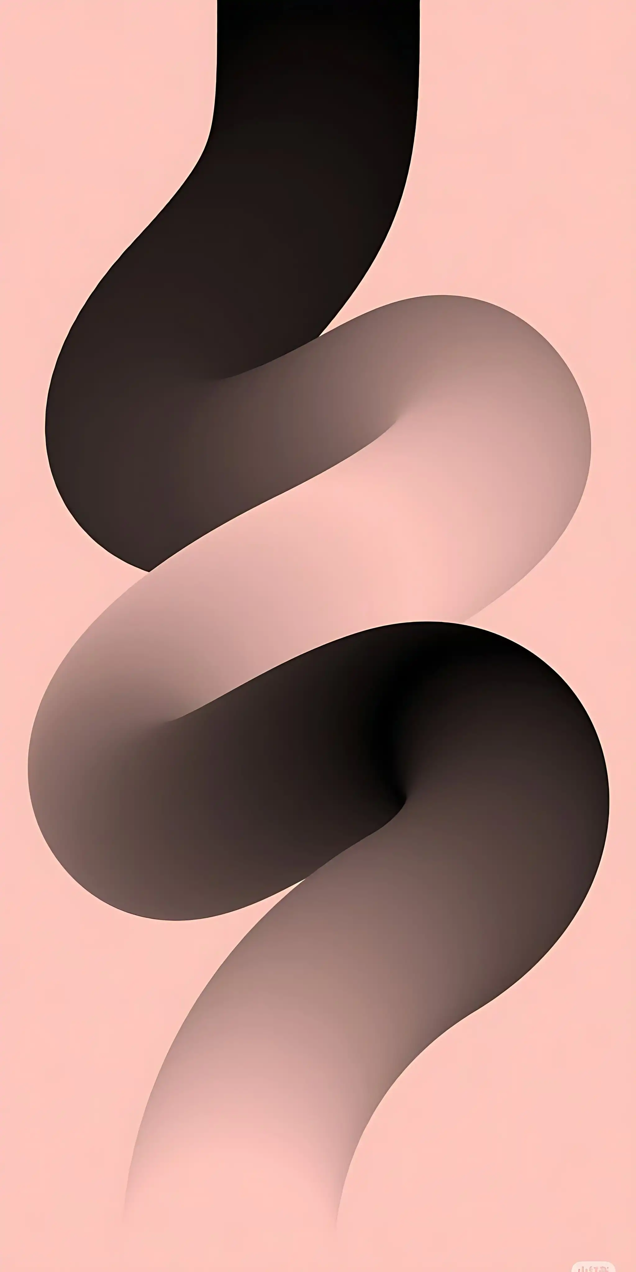 Black Pink Soft Twist Orb Glow 4K