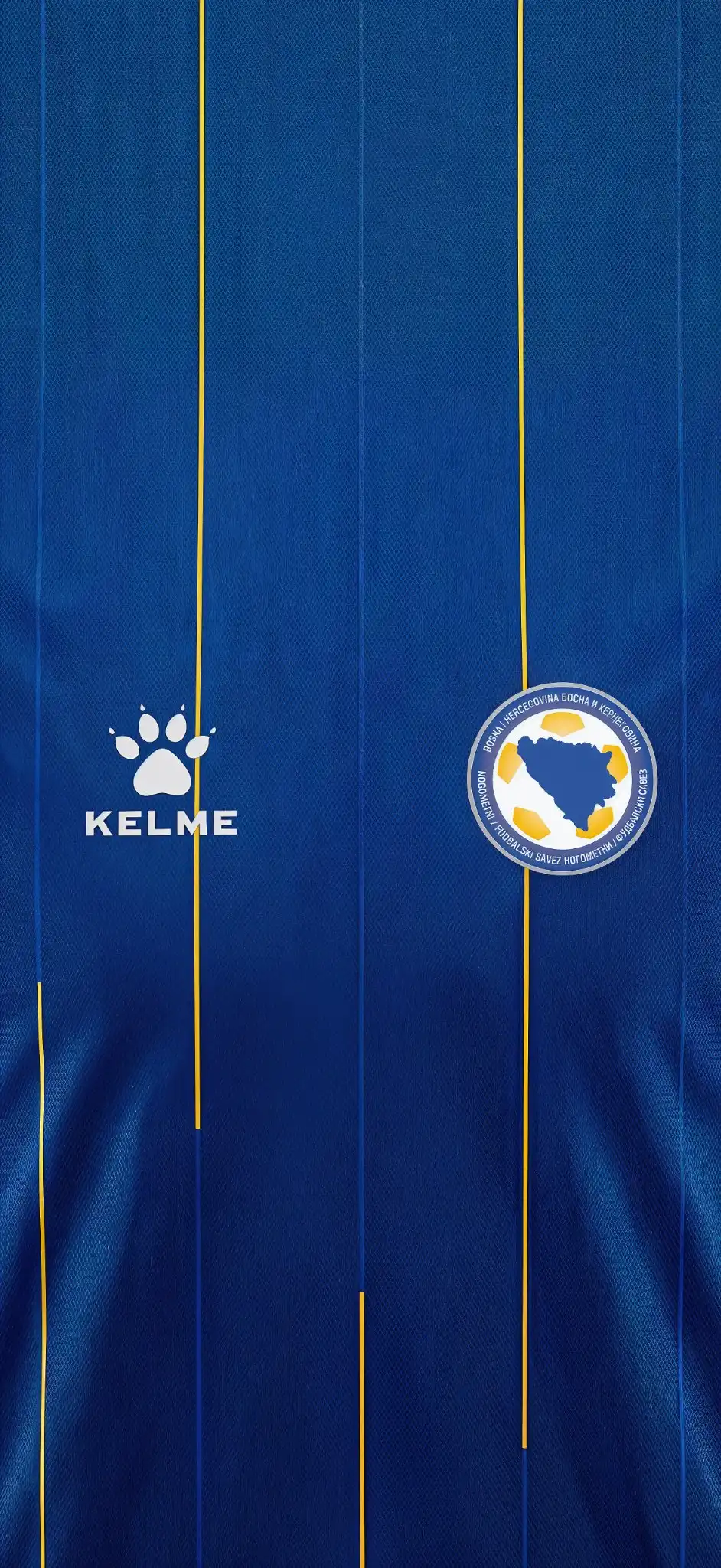 Bosnia and Herzegovina National Team Kelme Blue Jersey