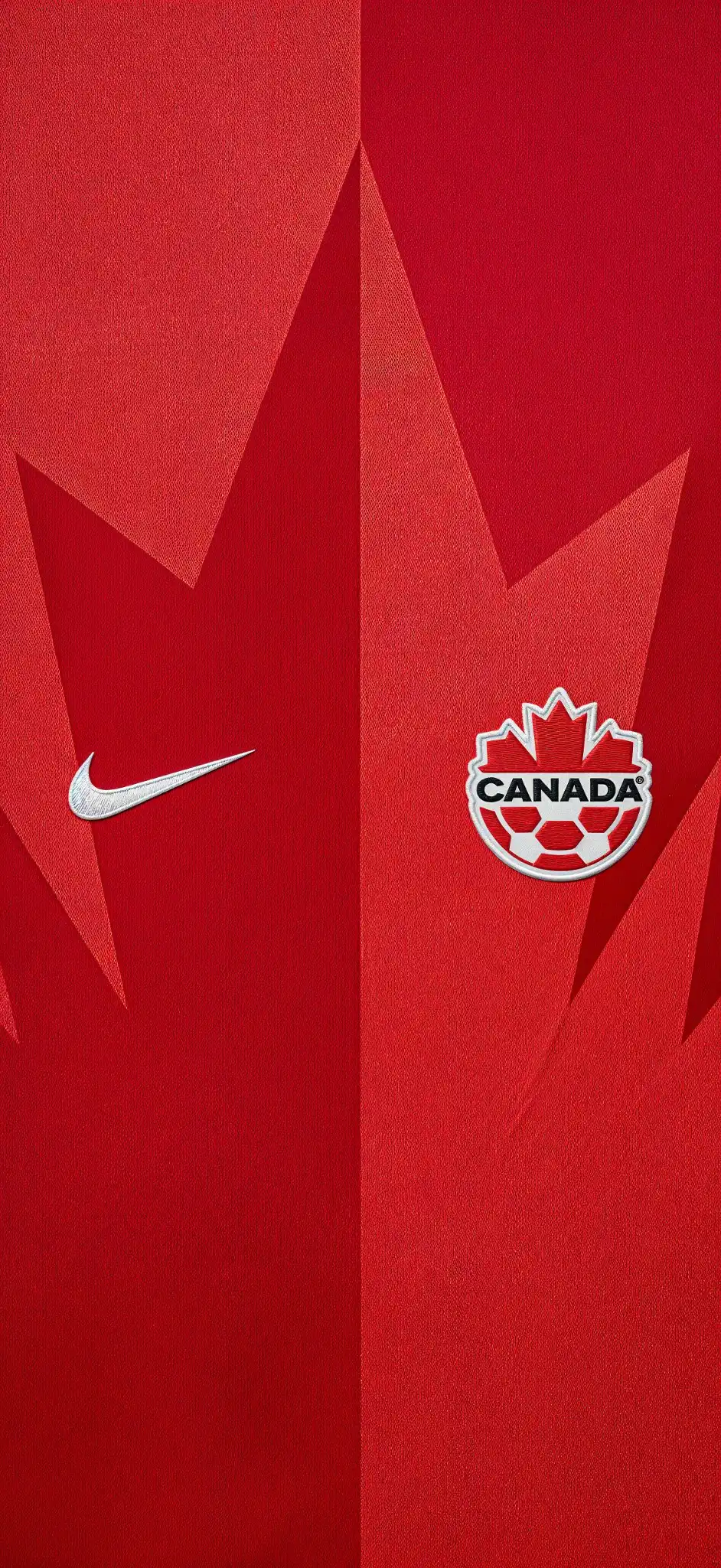 Canada National Team Nike Red White Jersey