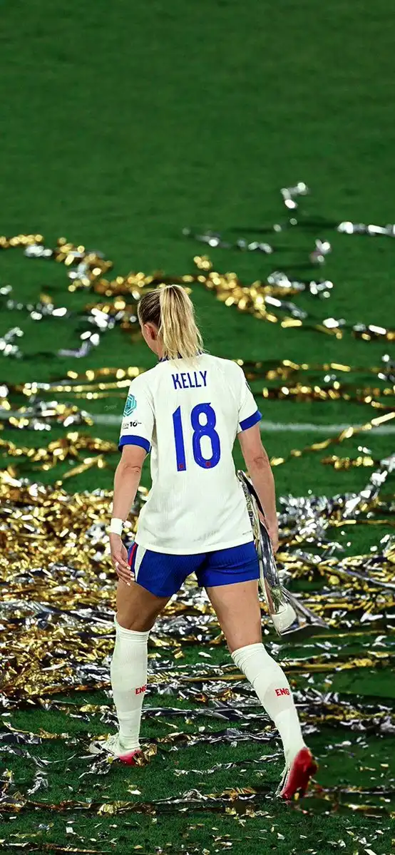 Chloe Kelly England Trophy Celebration
