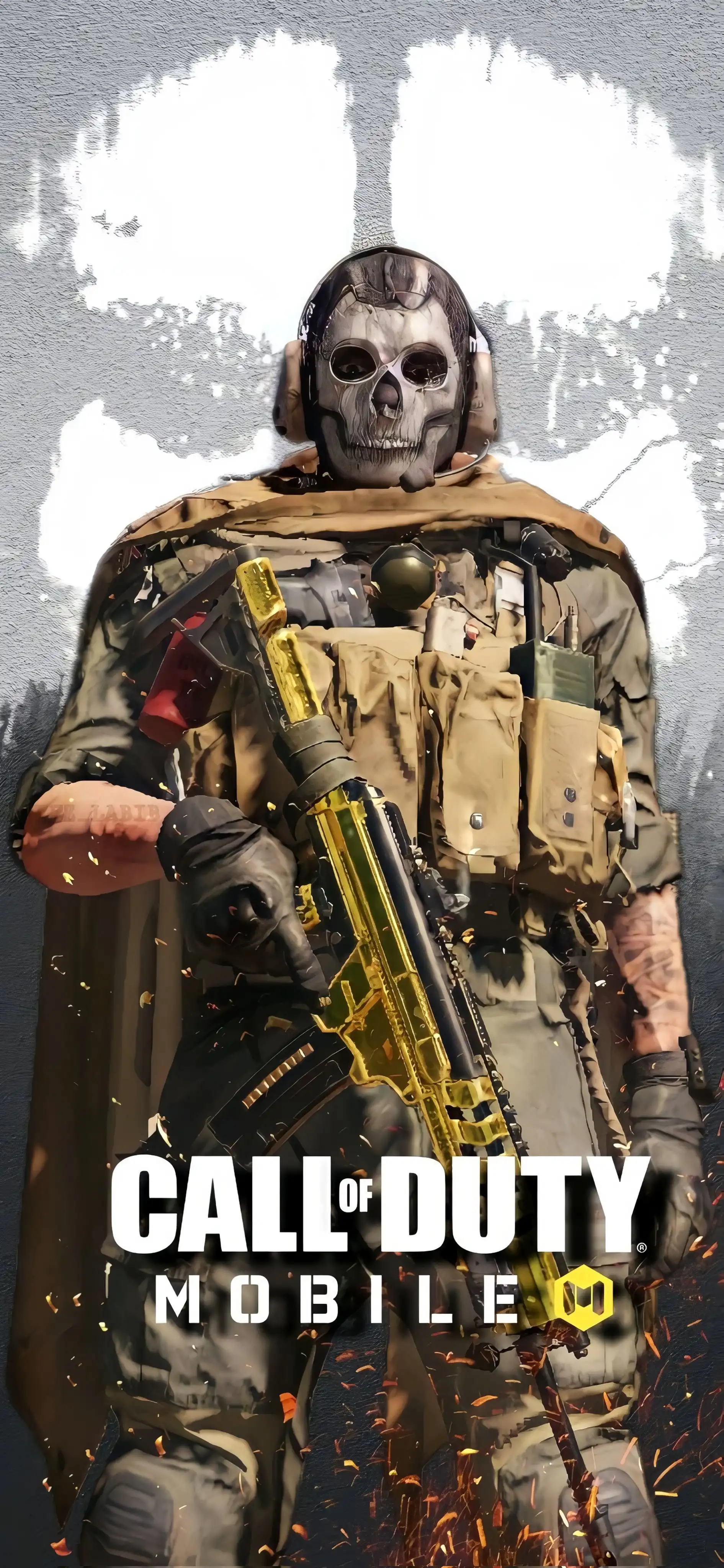 COD Mobile Grim Reaper Hooded Gold Neon 4K